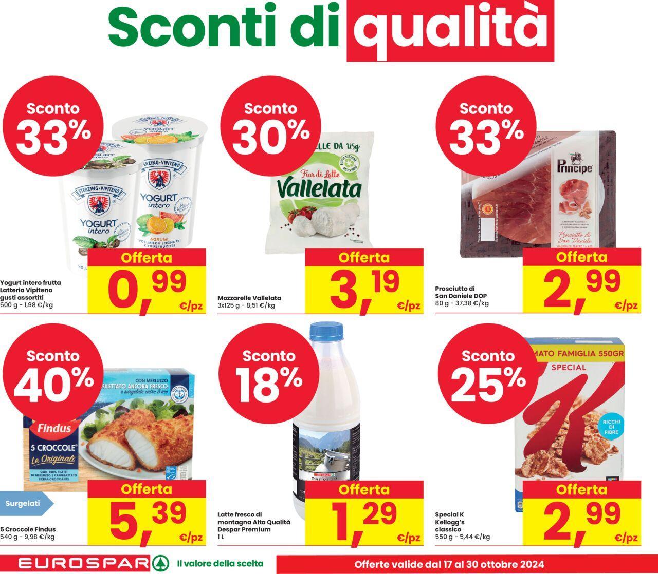 Eurospar volantino 17/10/2024 - 30/10/2024 2