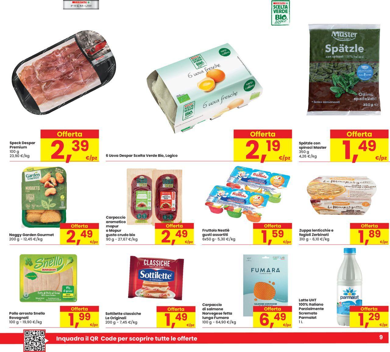 Eurospar volantino 17/10/2024 - 30/10/2024 9