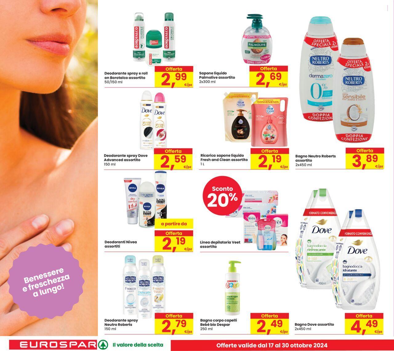 Eurospar volantino 17/10/2024 - 30/10/2024 20