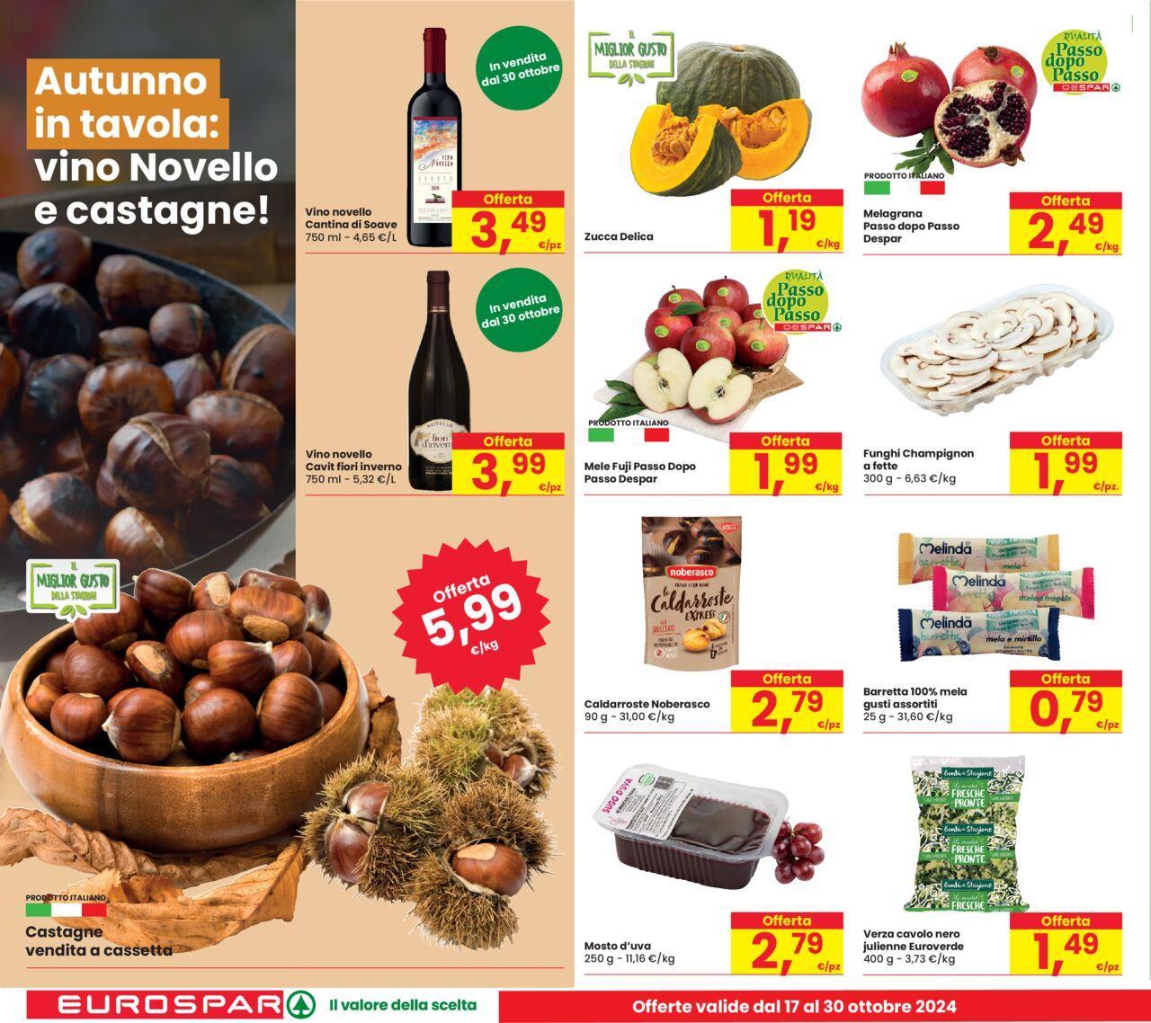 Eurospar volantino 17/10/2024 - 30/10/2024 6