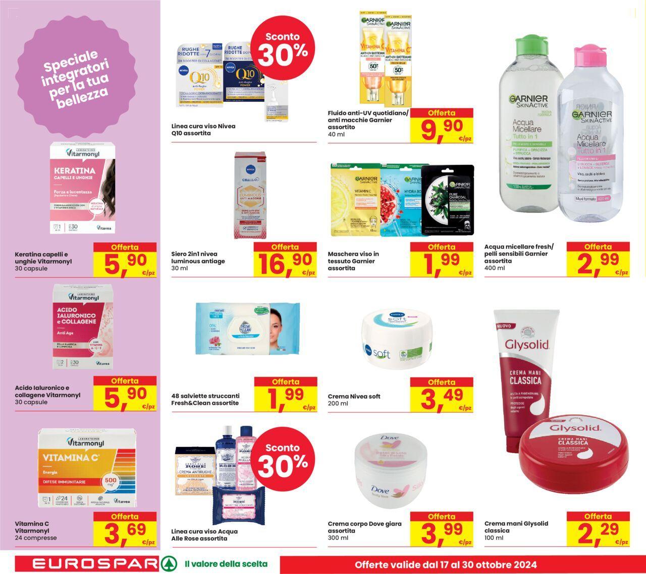 Eurospar volantino 17/10/2024 - 30/10/2024 22