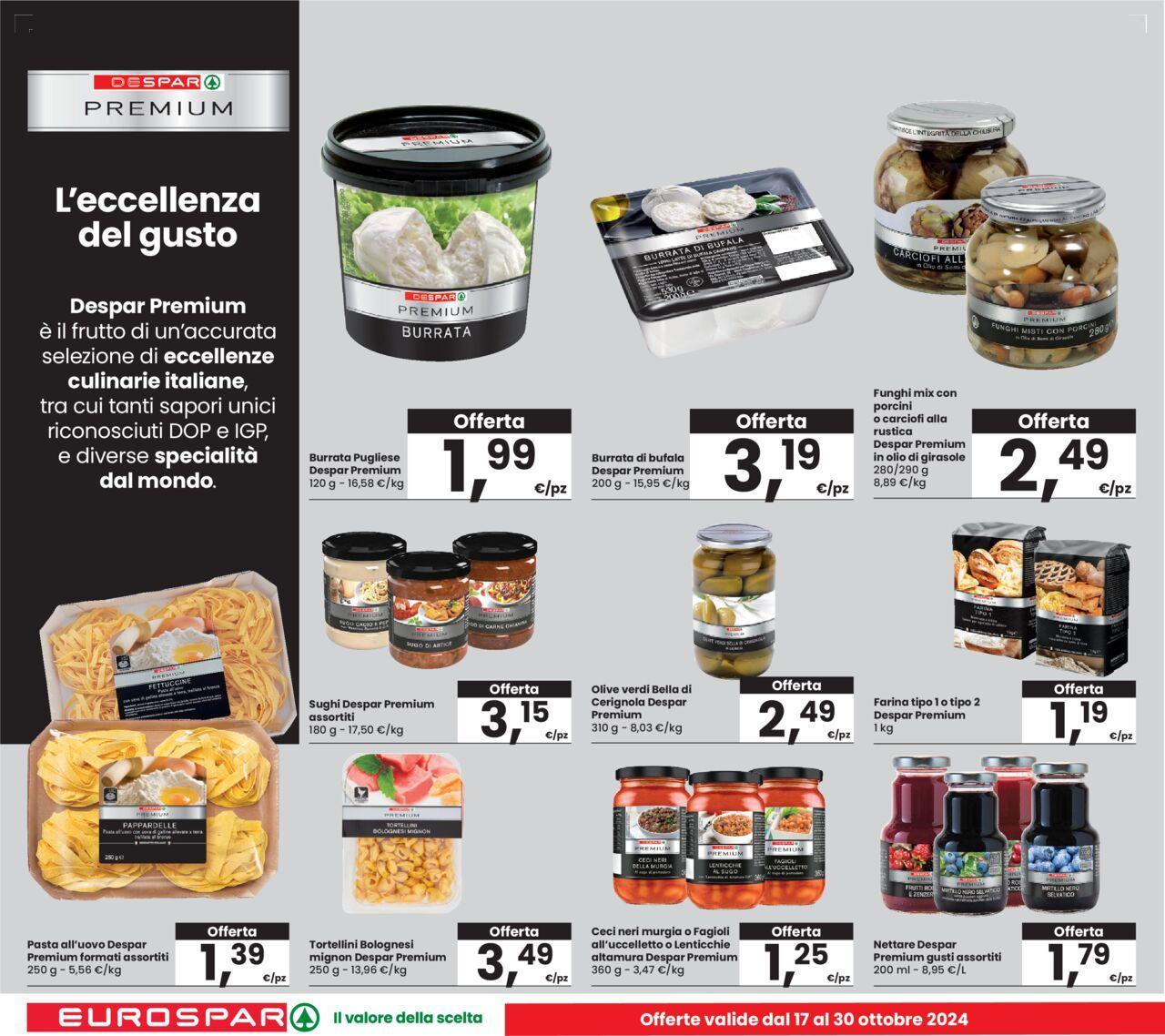 Eurospar volantino 17/10/2024 - 30/10/2024 8