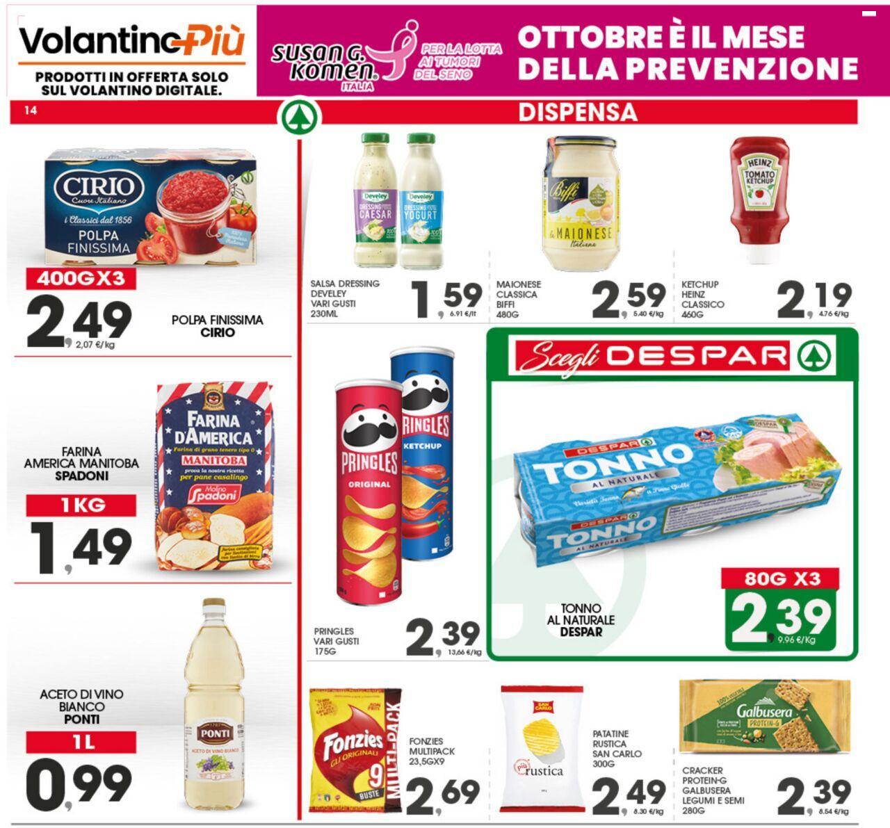 Eurospar volantino 24/10/2024 - 31/10/2024 14