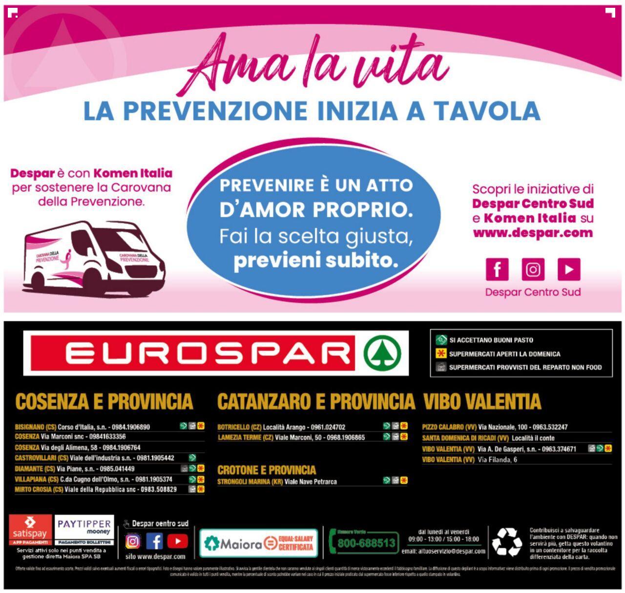 Eurospar volantino 24/10/2024 - 31/10/2024 28