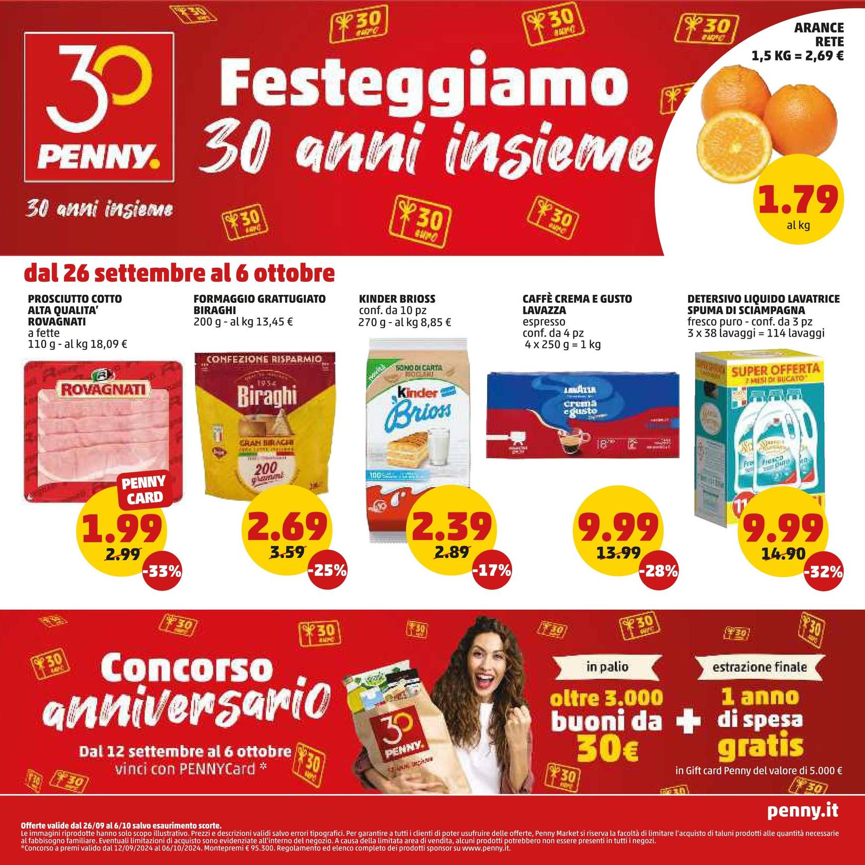 Nuovo volantino PENNY - Festeggiamo 30 anni insieme 26.09. - 06.10.