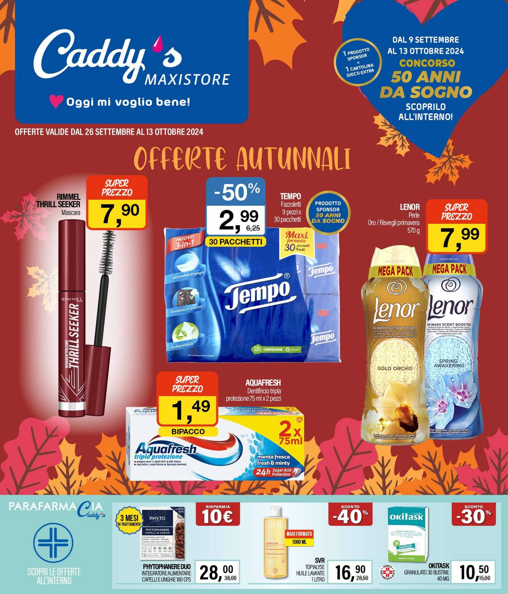 Nuovo volantino Caddy's Maxistore 26.09. - 13.10.