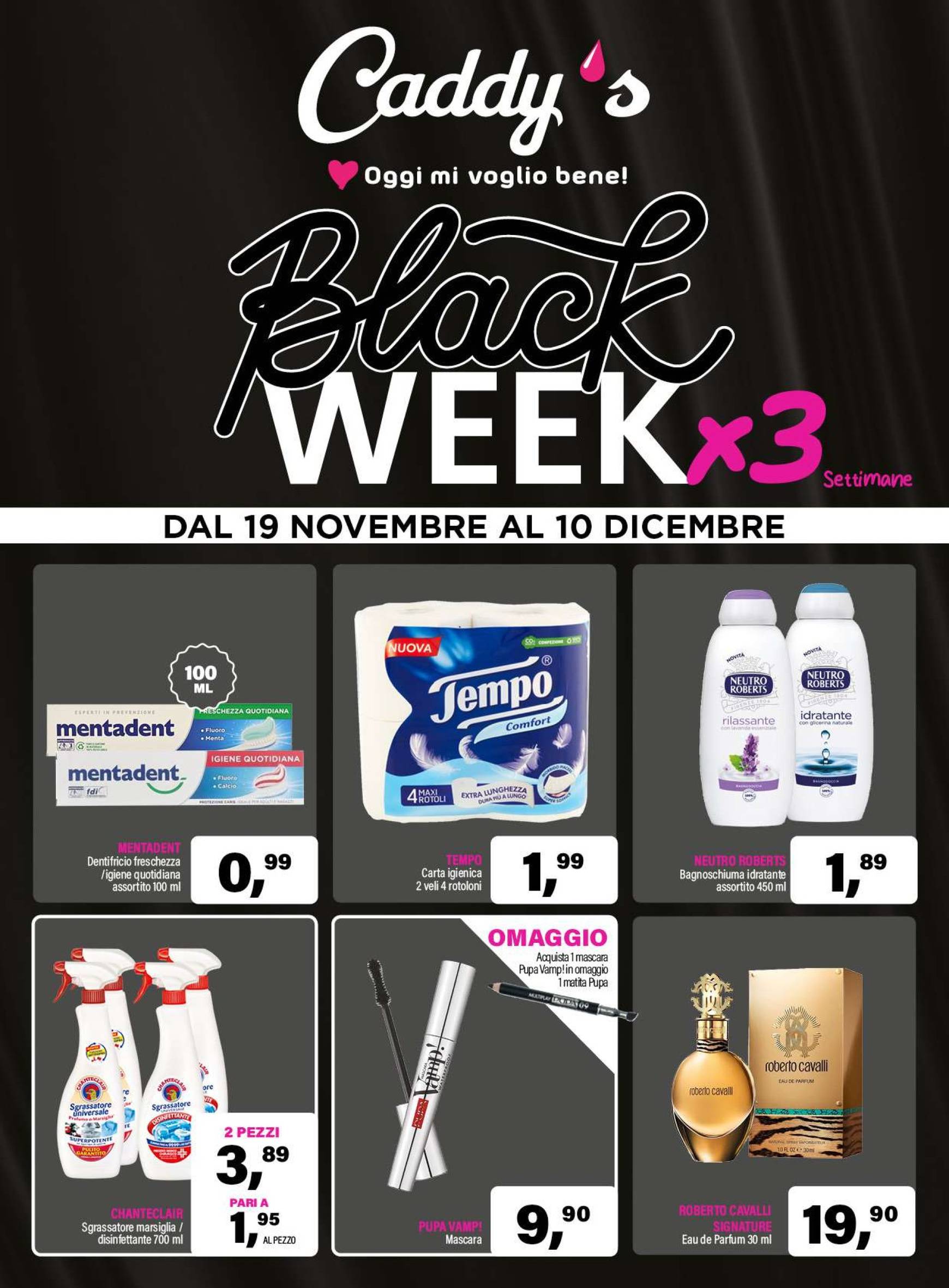 Volantino Caddy's - Black Week valido dal 19.11. al 10.12.