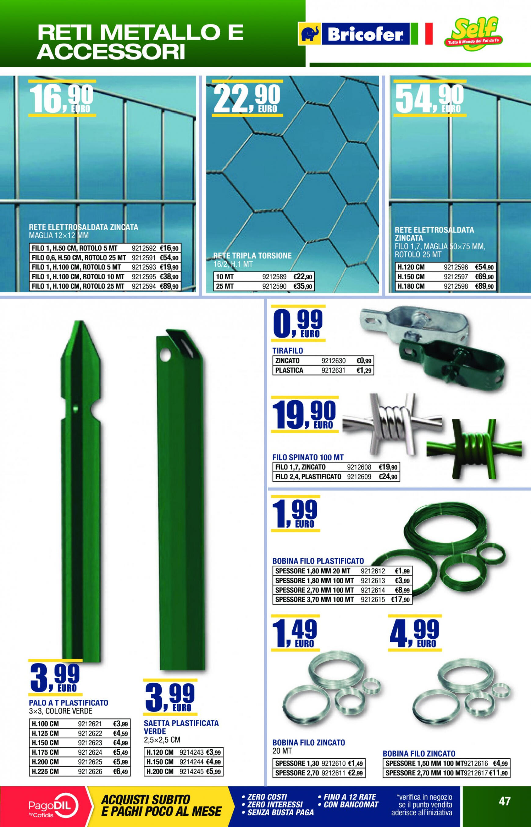 Nuovo volantino Bricofer - Catalogo primavera 11.04. - 31.05. 47