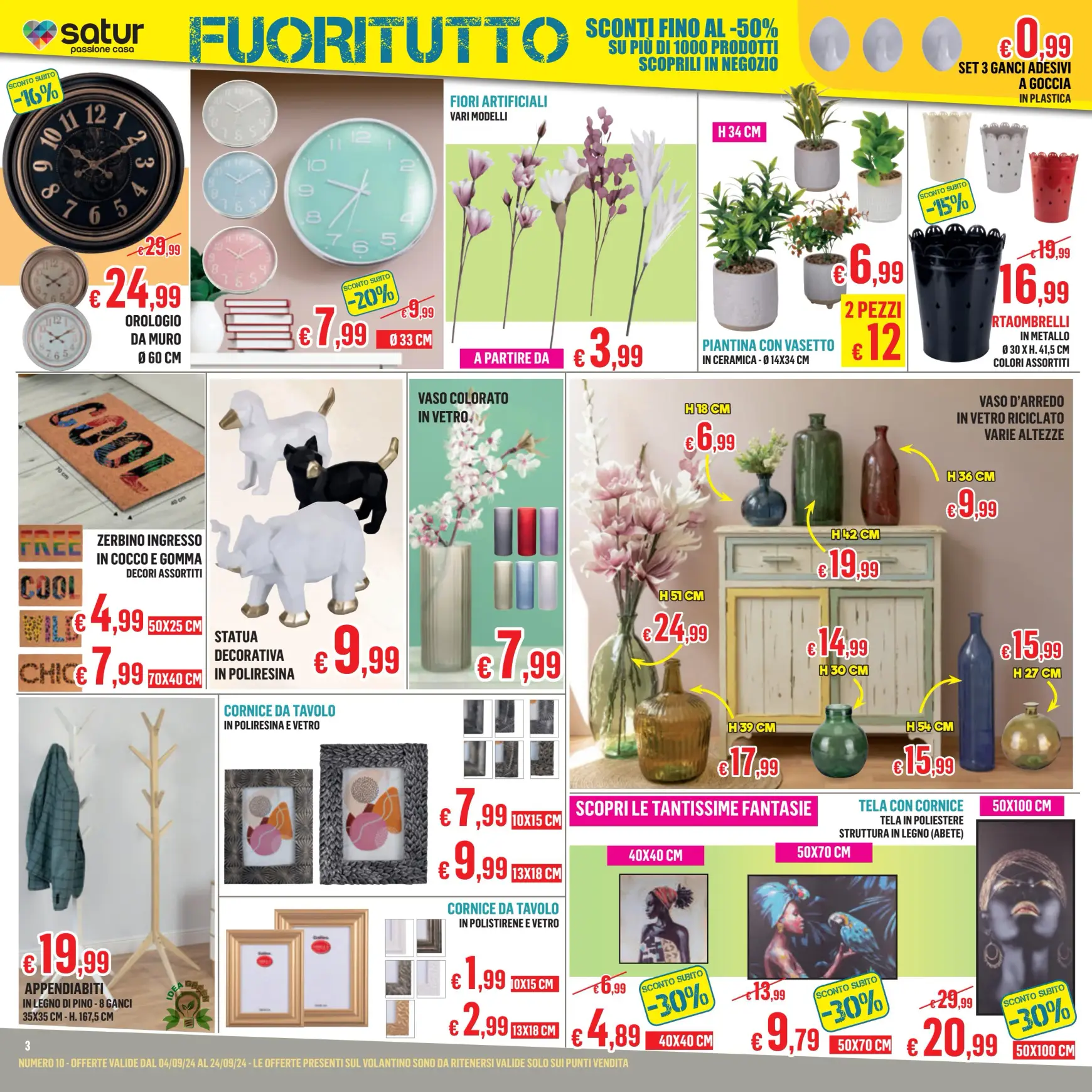 Nuovo volantino Satur 04.09. - 24.09. 3