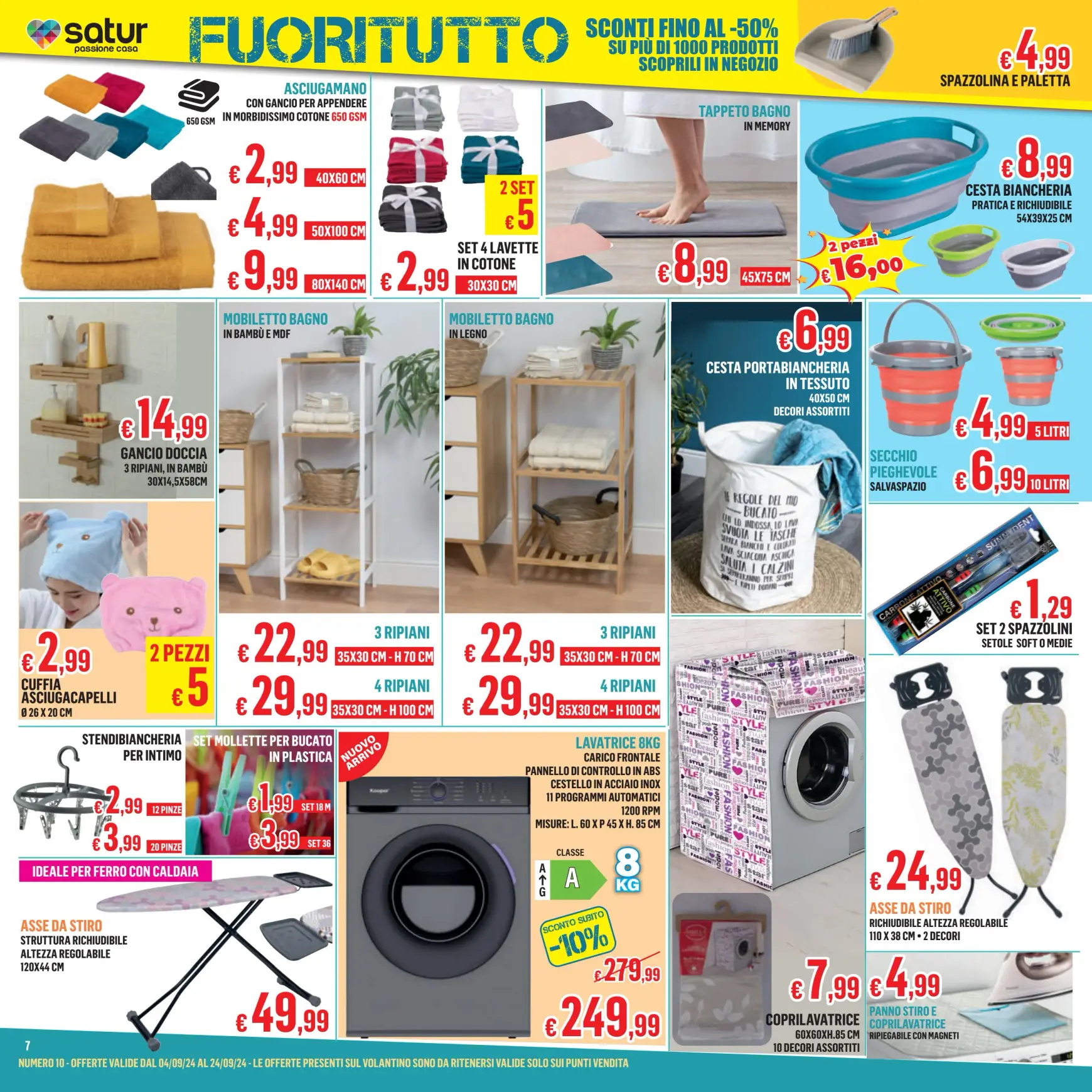 Nuovo volantino Satur 04.09. - 24.09. 7