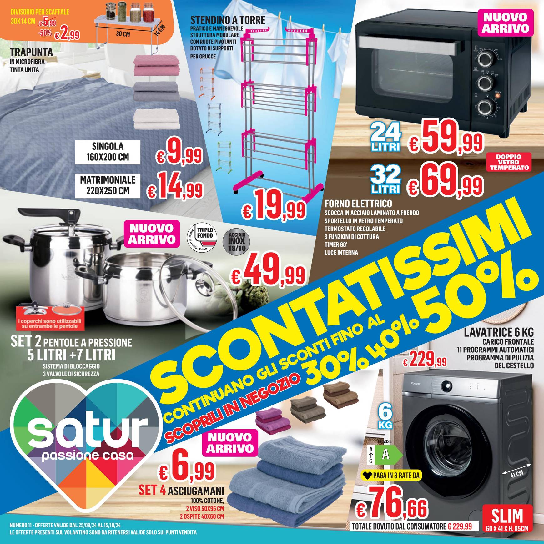 Nuovo volantino Satur 25.09. - 15.10.