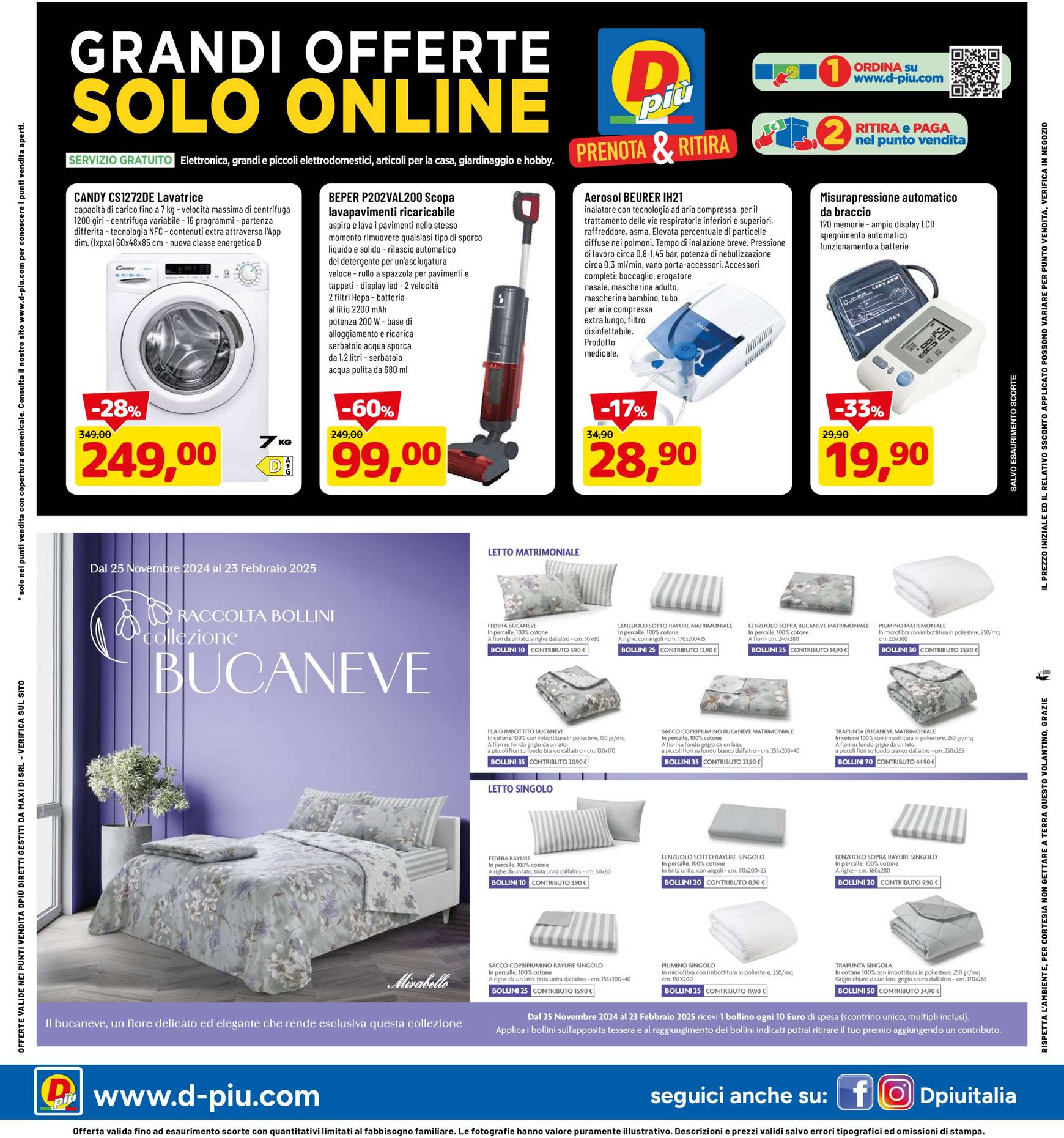 Volantino DPiù - Black Friday valido dal 18.11. al 01.12. 20