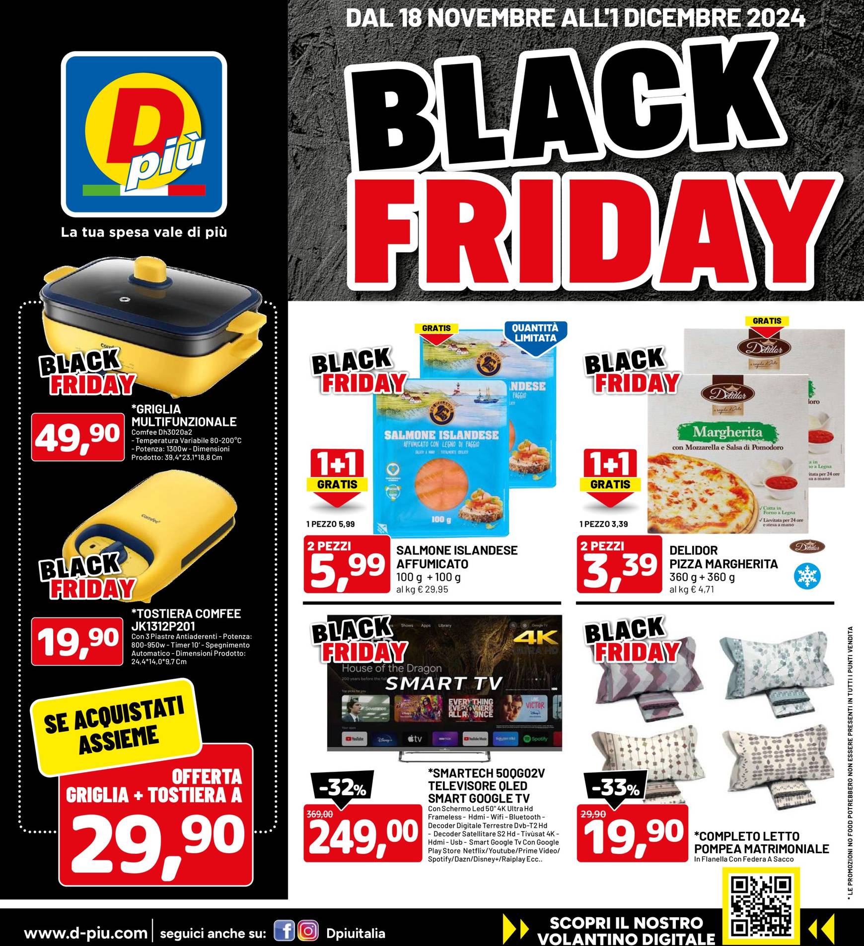 Volantino DPiù - Black Friday valido dal 18.11. al 01.12.