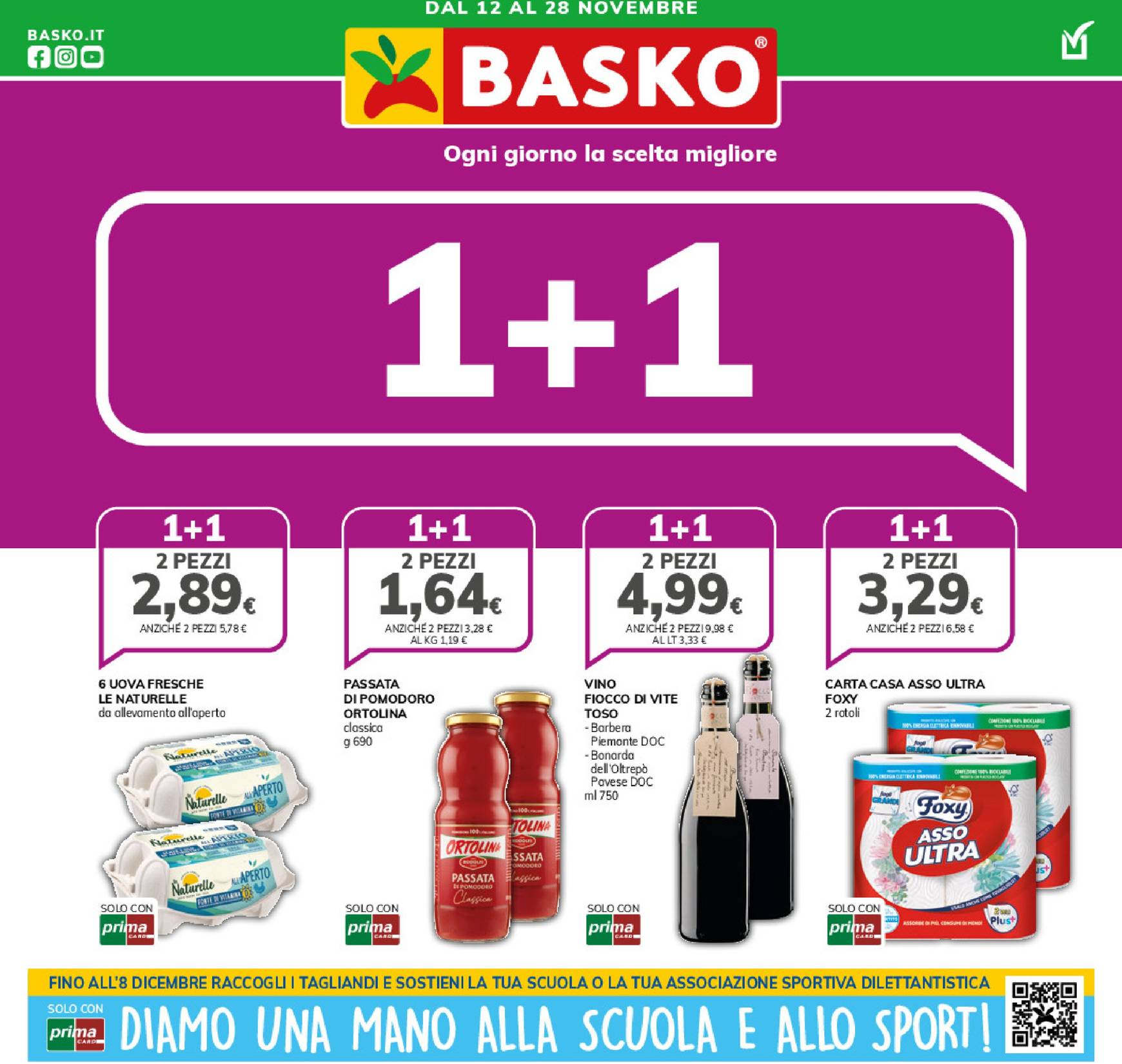 Volantino Basko valido dal 12.11. al 28.11.