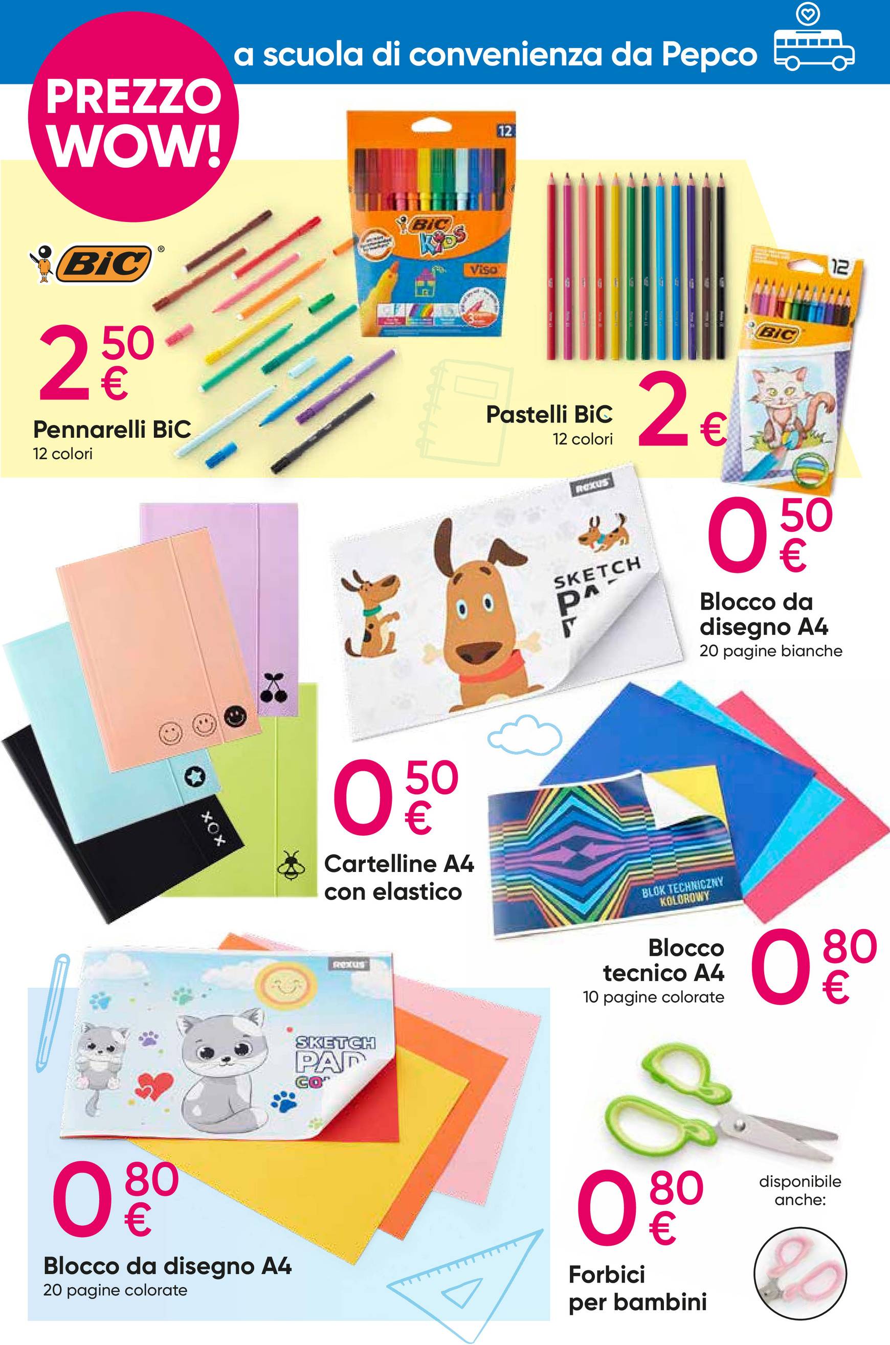 Nuovo volantino Pepco - Back to school 05.09. - 18.09. 12