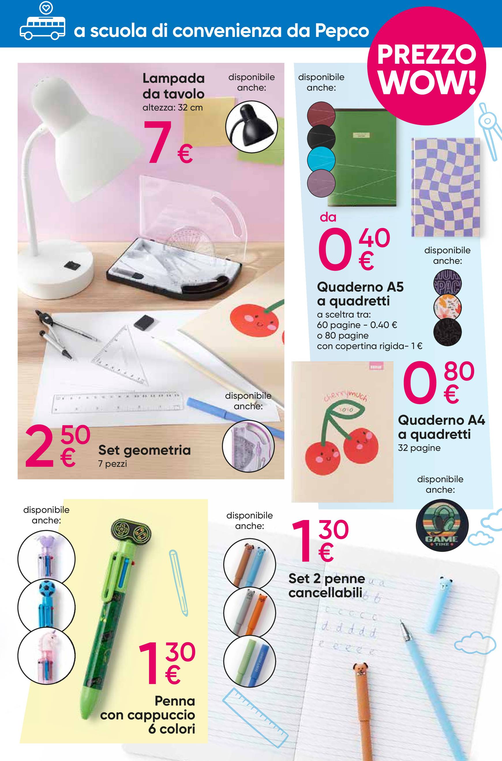 Nuovo volantino Pepco - Back to school 05.09. - 18.09. 11