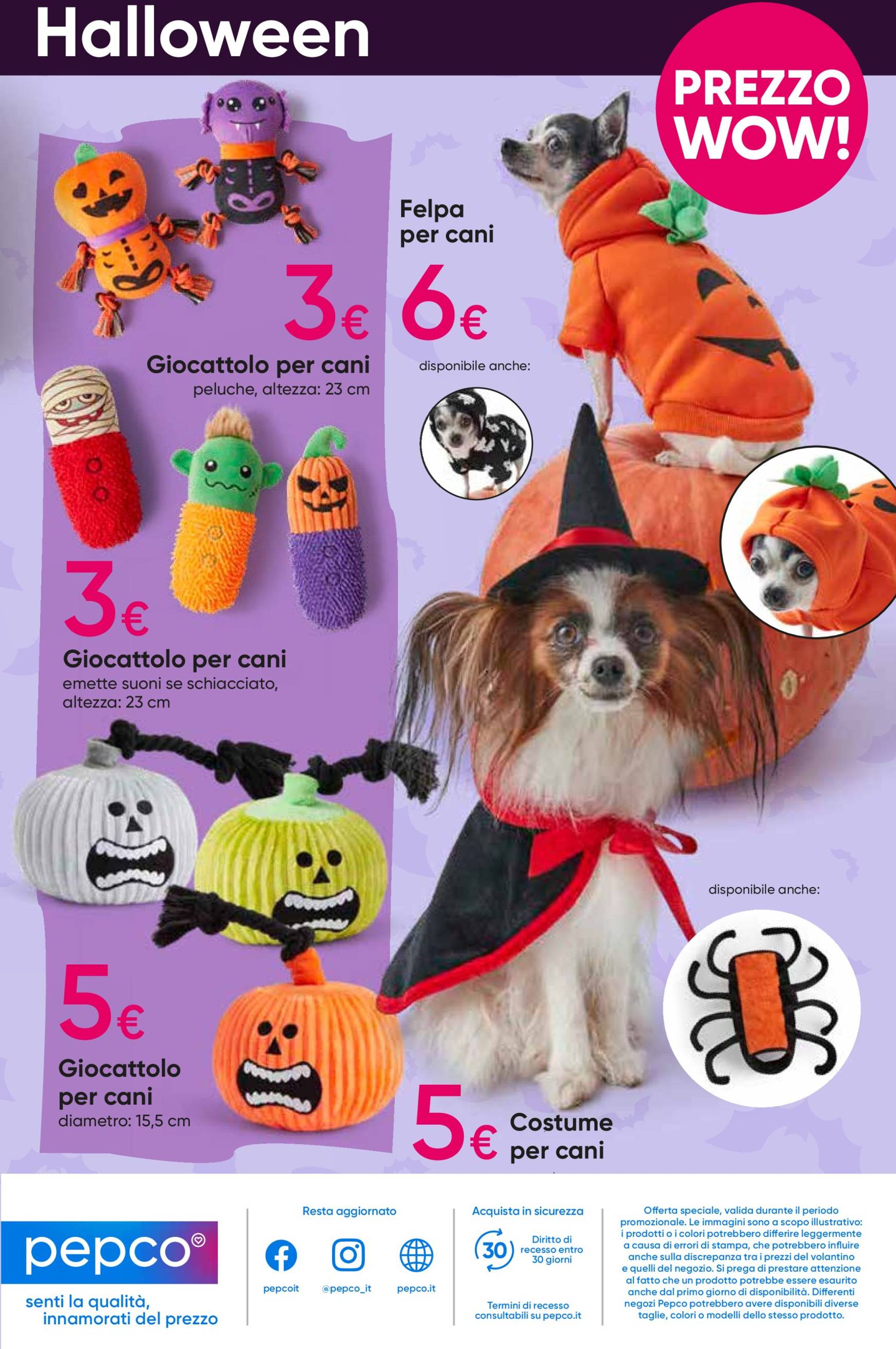 Volantino Pepco - Halloween valido dal 10.10. al 23.10. 15