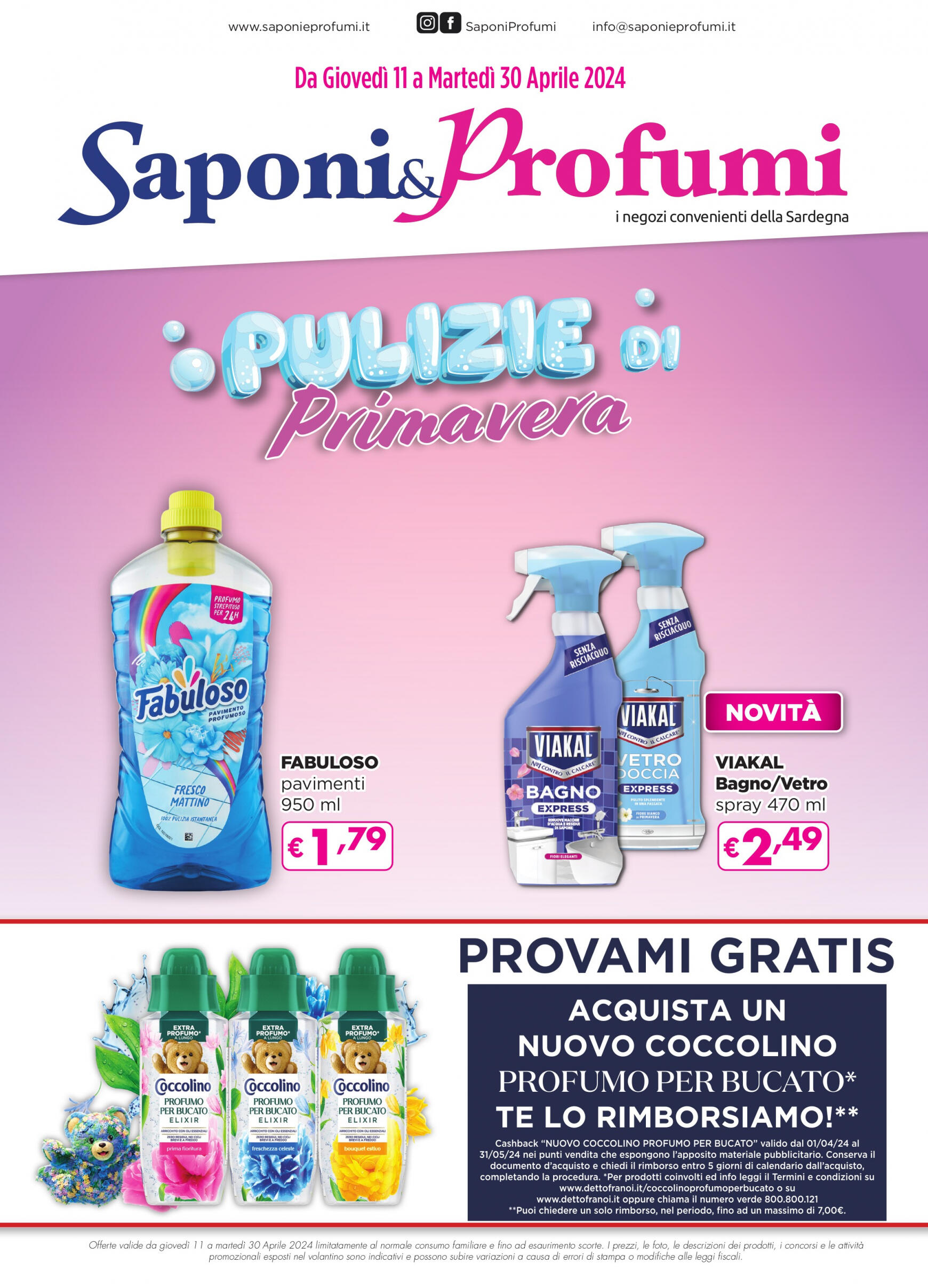 Nuovo volantino Saponi e Profumi 11.04. - 30.04.