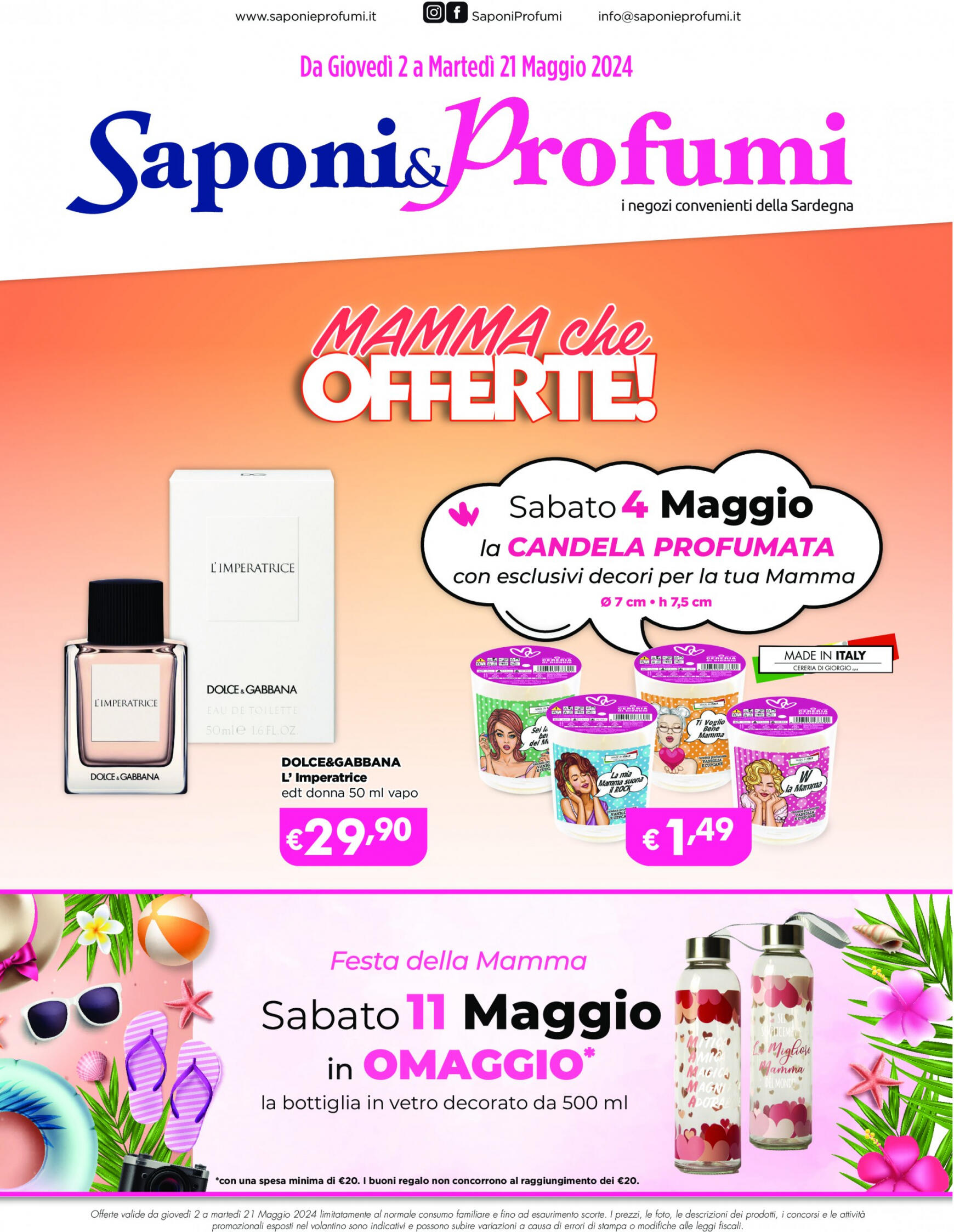 Nuovo volantino Saponi e Profumi 02.05. - 21.05.