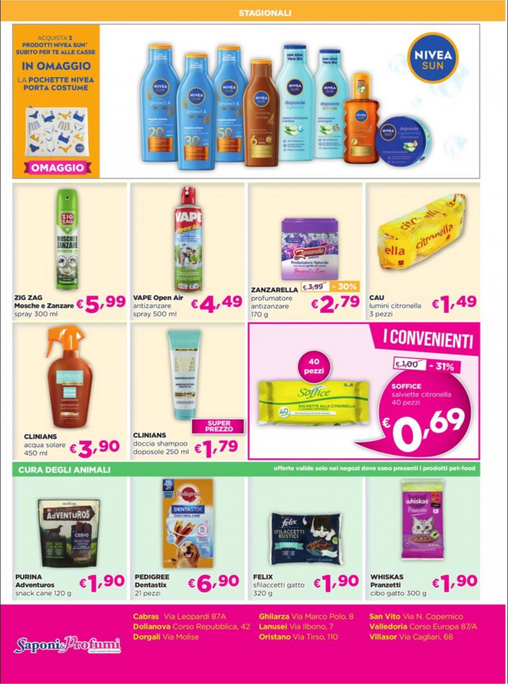 Nuovo volantino Saponi e Profumi 25.07. - 11.08. 12