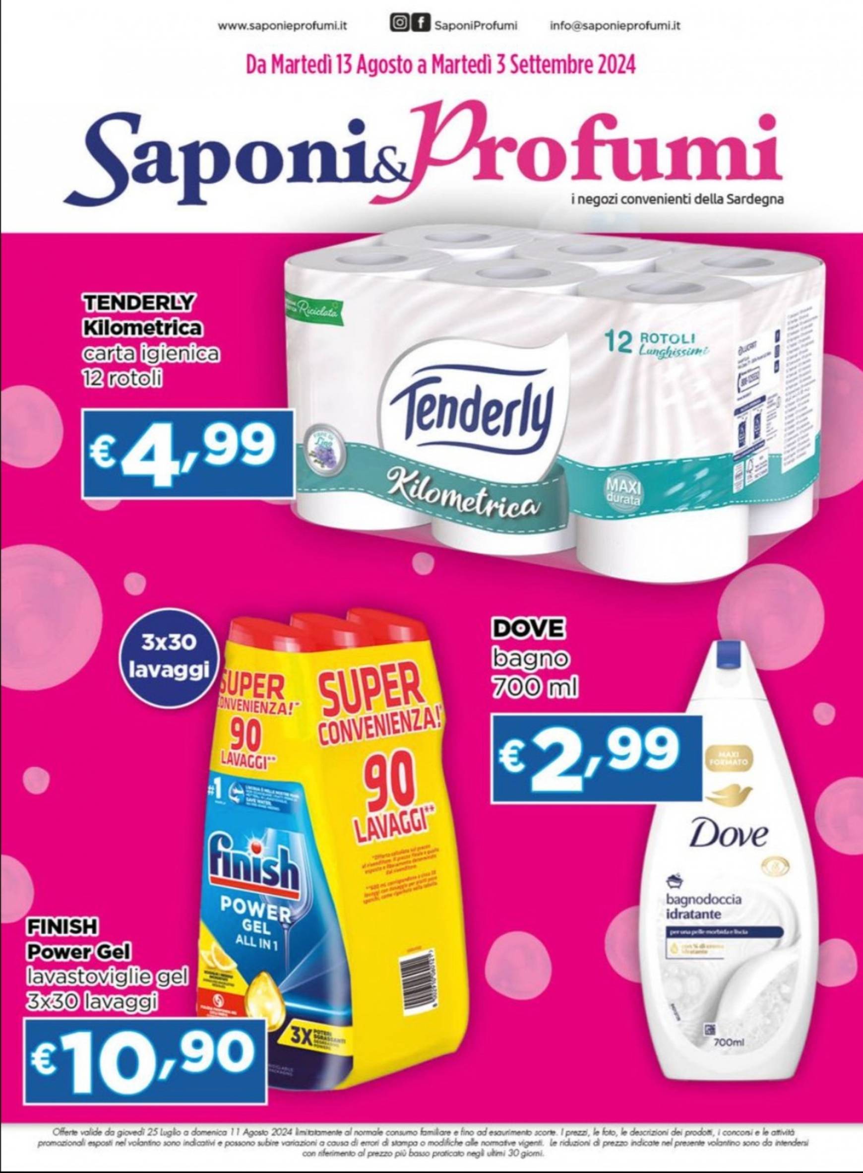 Nuovo volantino Saponi e Profumi 13.08. - 03.09.