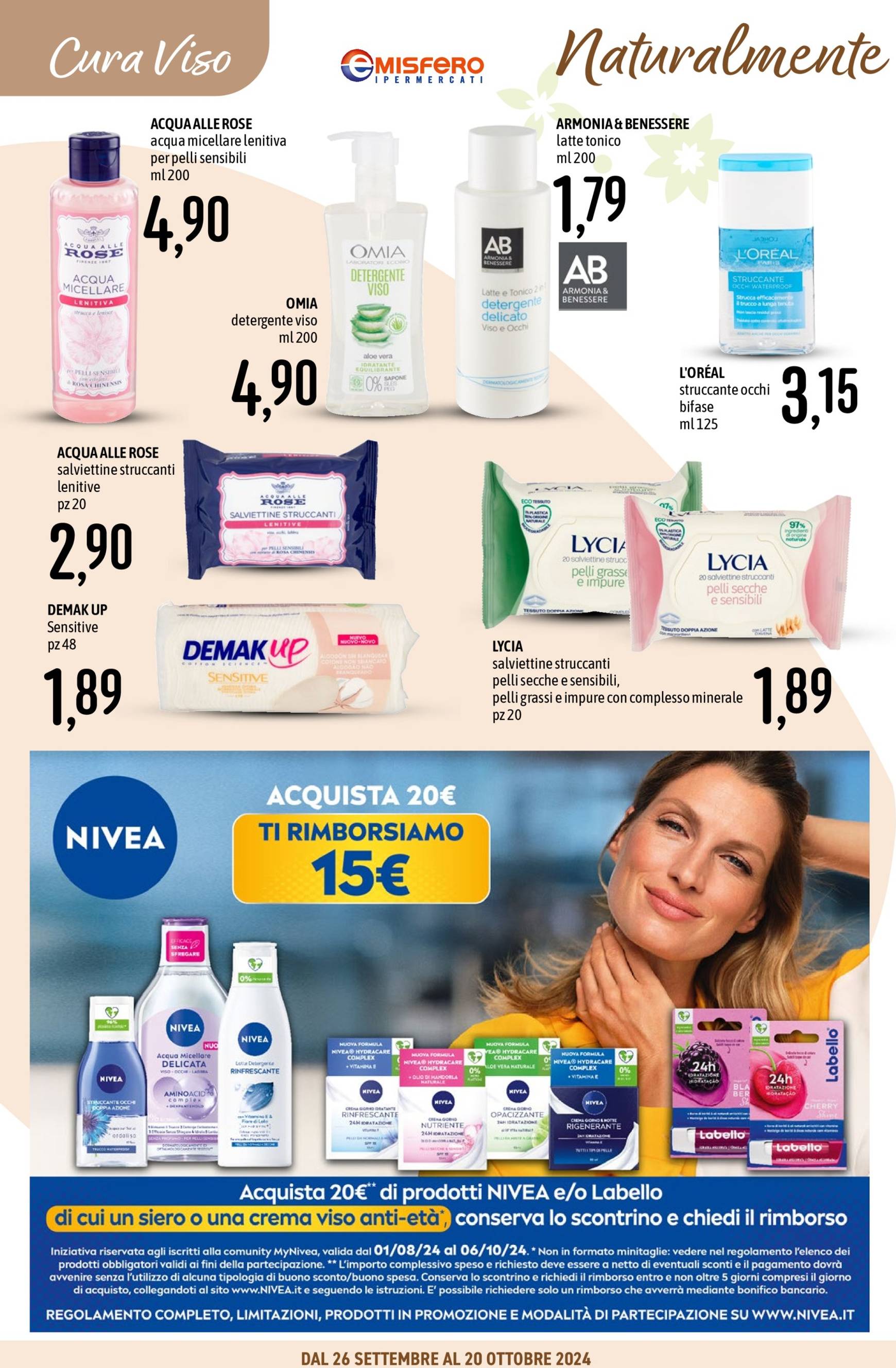 Nuovo volantino Emisfero - Catalogo Bellezza 26.09. - 20.10. 2