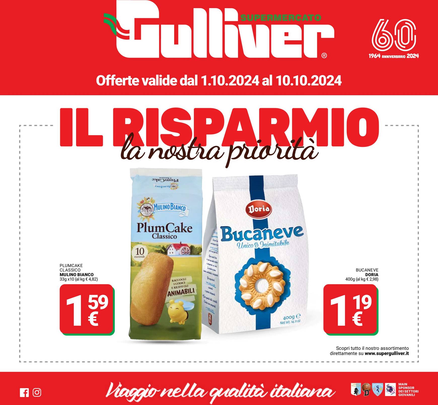 Nuovo volantino Gulliver 01.10. - 10.10.