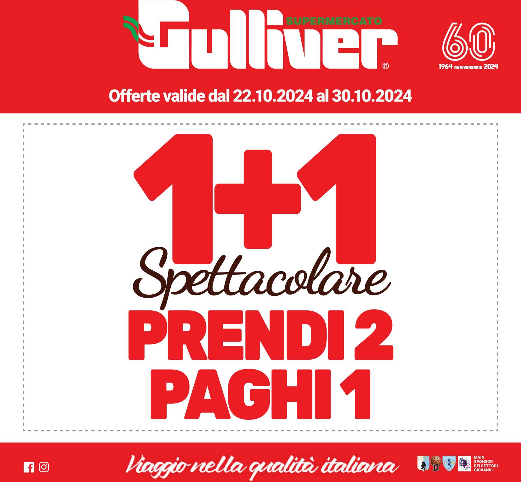 Volantino Gulliver valido dal 22.10. al 30.10.