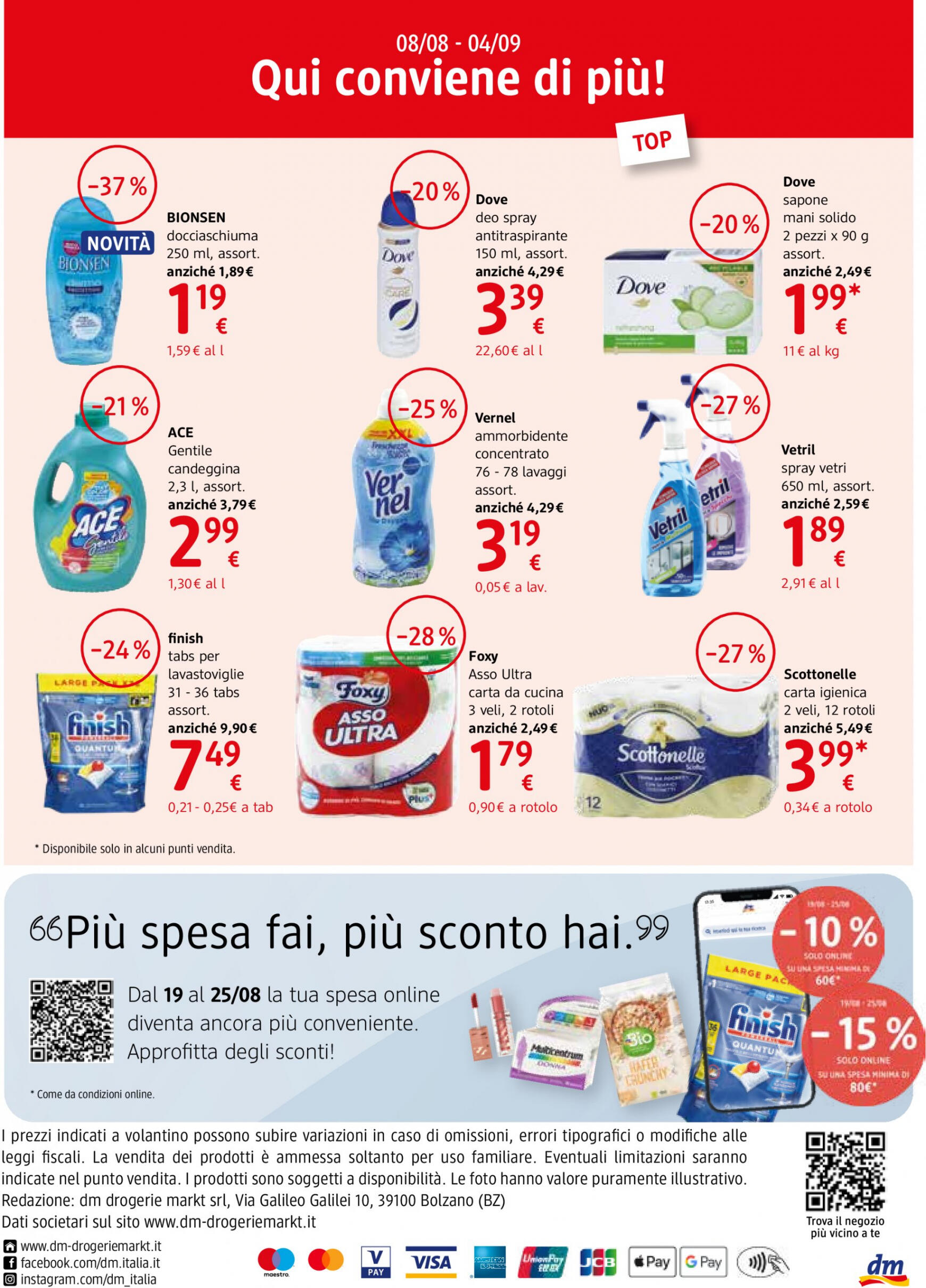 Nuovo volantino dm drogerie markt 08.08. - 04.09. 9