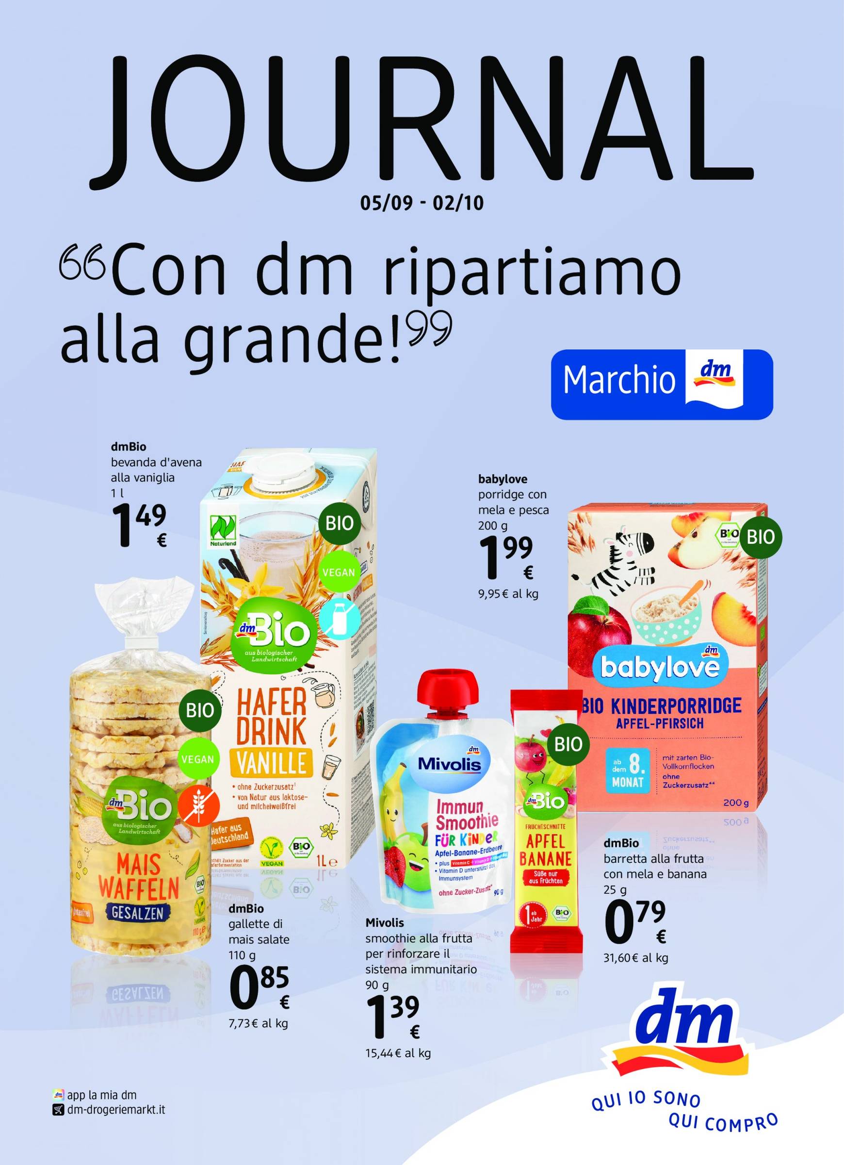 Nuovo volantino dm drogerie markt - Journal 05.09. - 02.10.