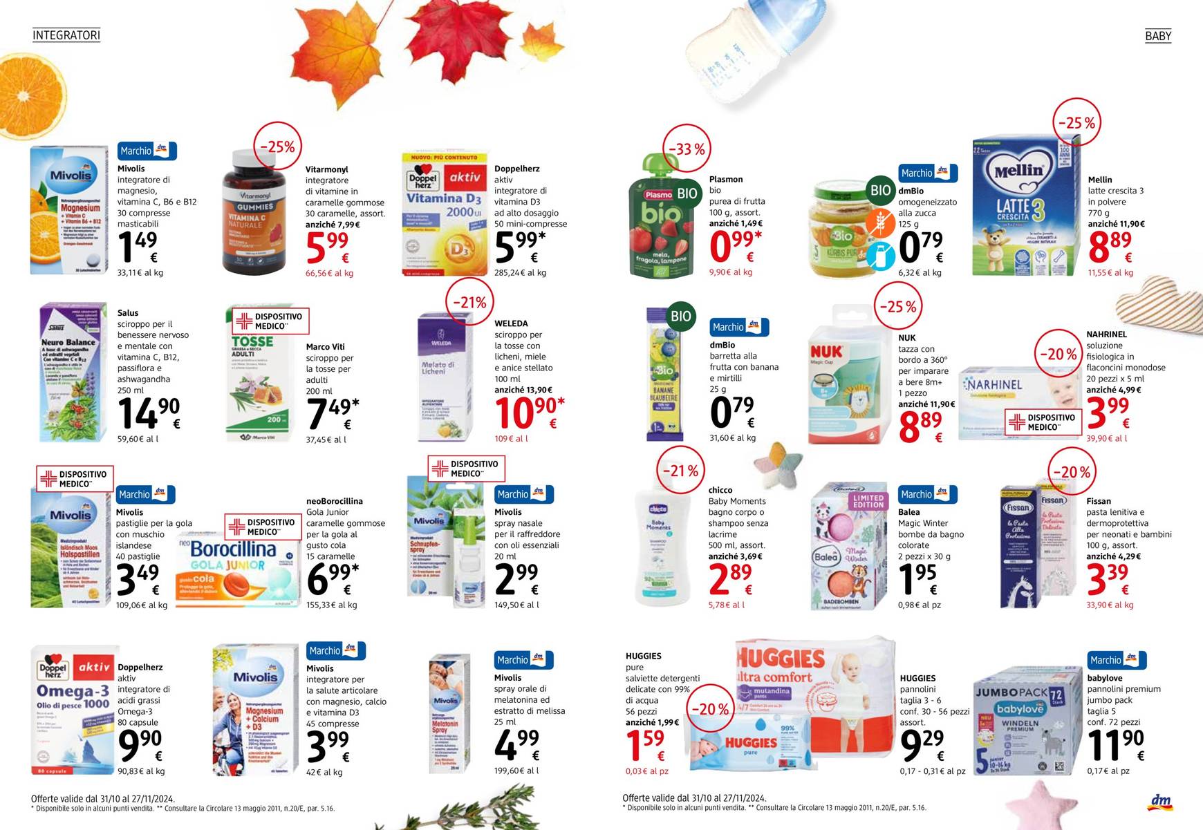 Volantino dm drogerie markt - Journal valido dal 31.10. al 27.11. 7