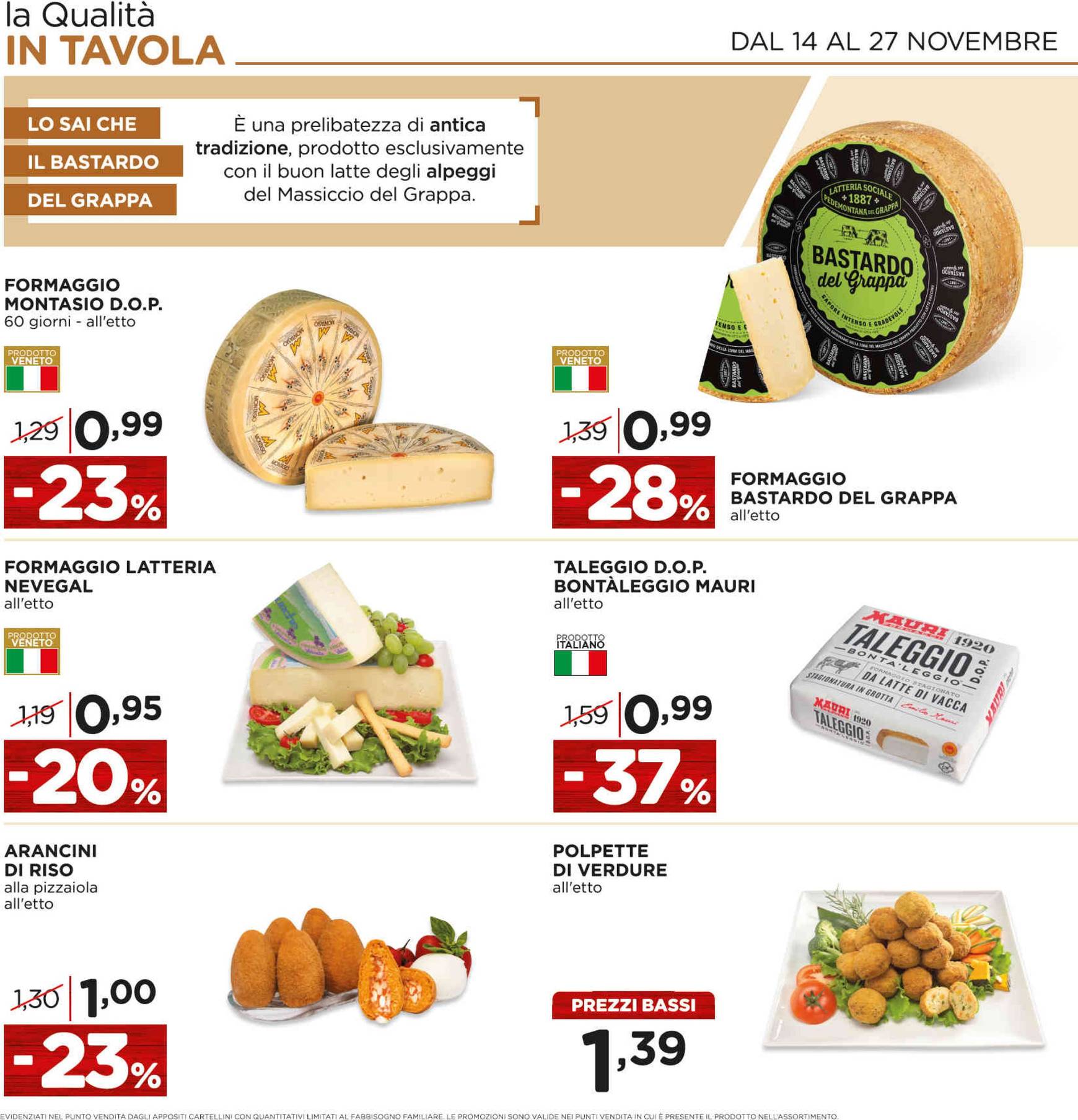 Volantino Ali - Aliper - Prezzi 1,2,3€ valido dal 14.11. al 27.11. 13