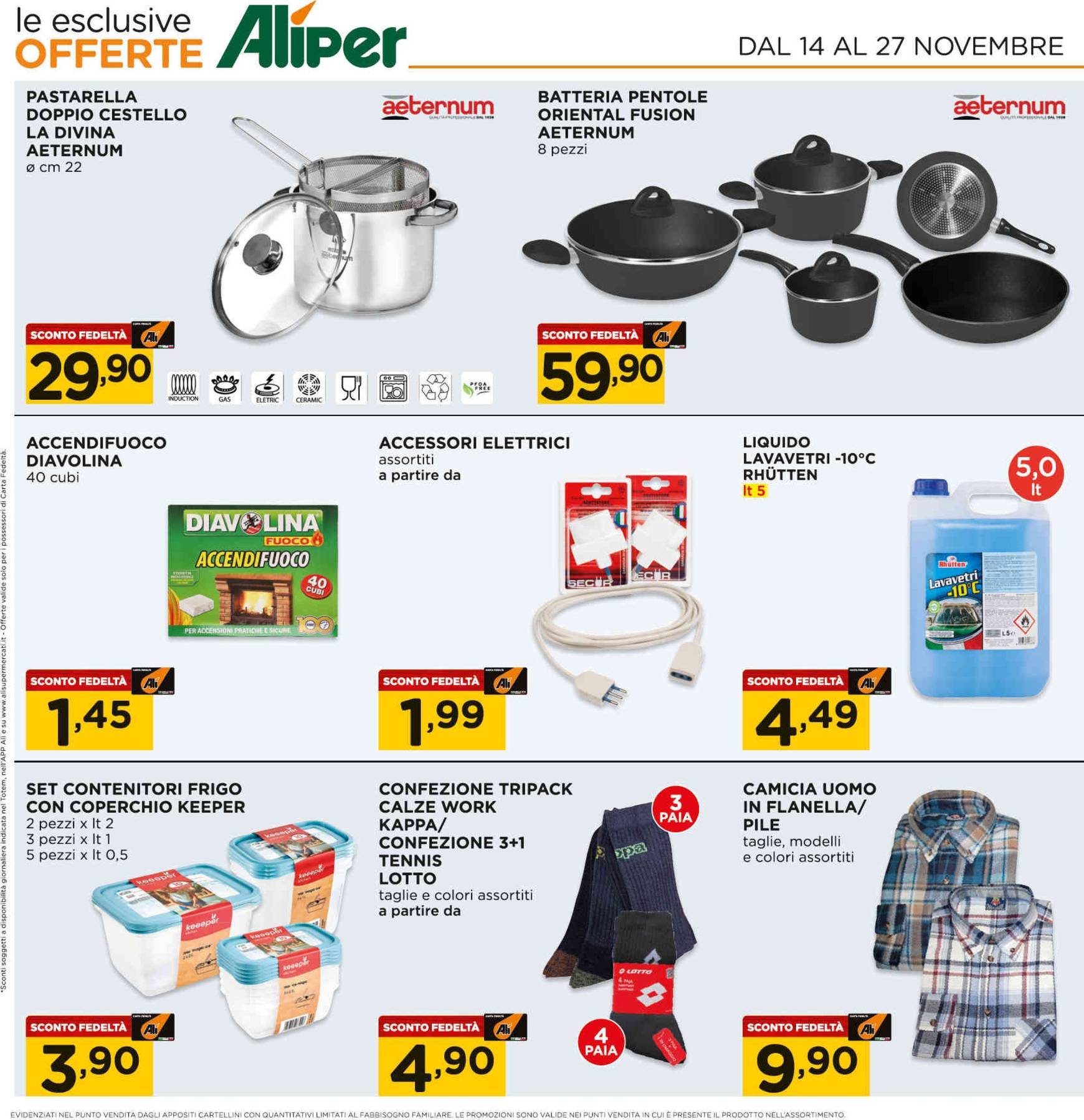 Volantino Ali - Aliper - Prezzi 1,2,3€ valido dal 14.11. al 27.11. 19