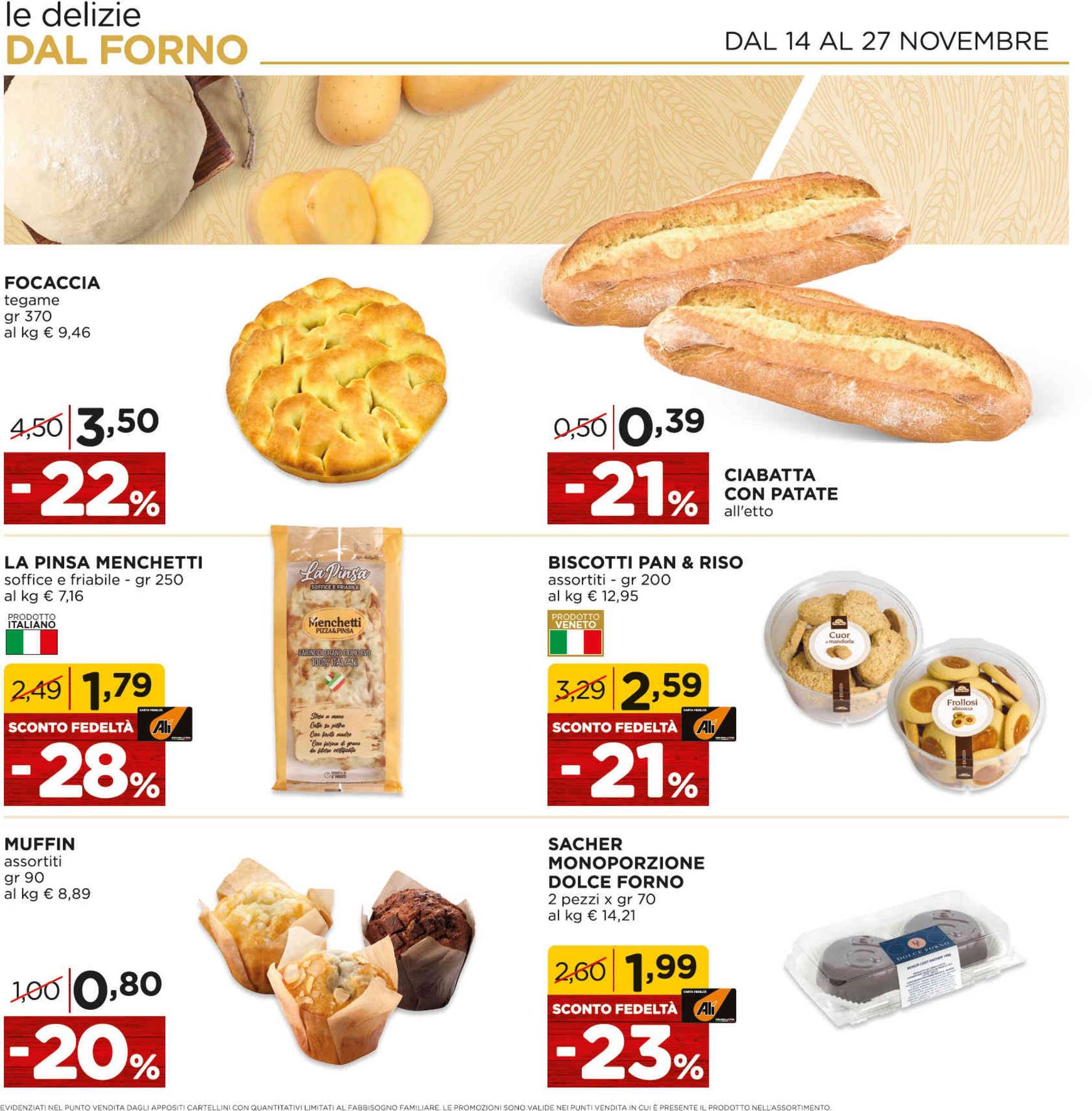 Volantino Ali - Aliper - Prezzi 1,2,3€ valido dal 14.11. al 27.11. 11