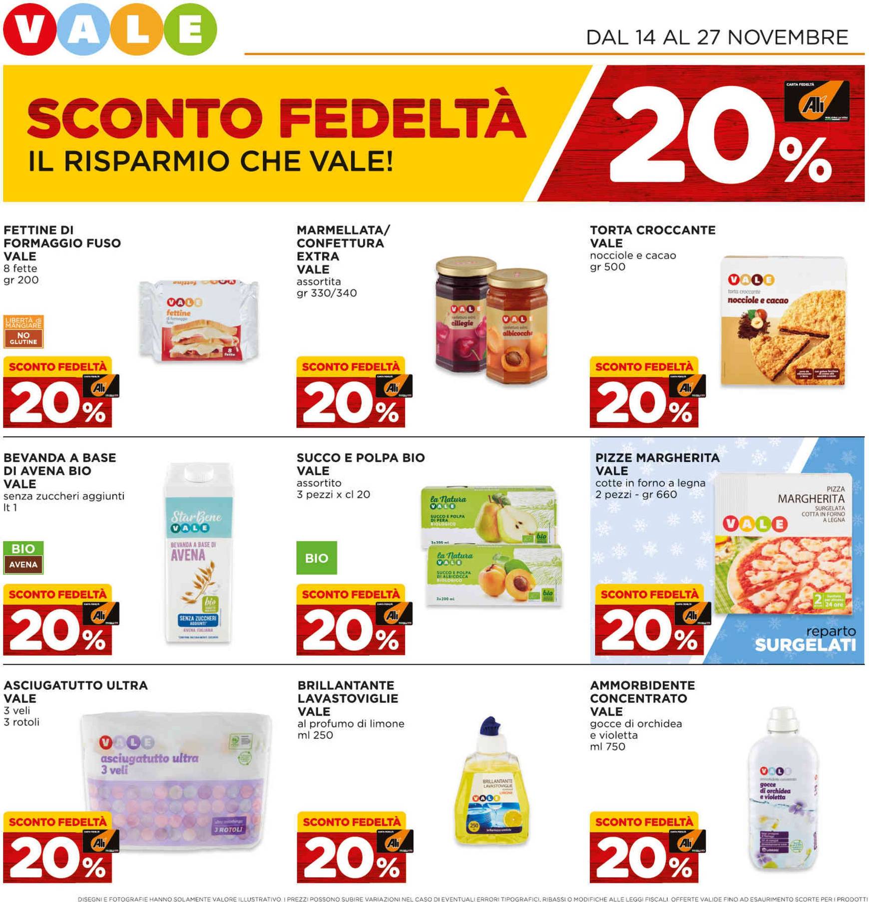 Volantino Ali - Aliper - Prezzi 1,2,3€ valido dal 14.11. al 27.11. 16