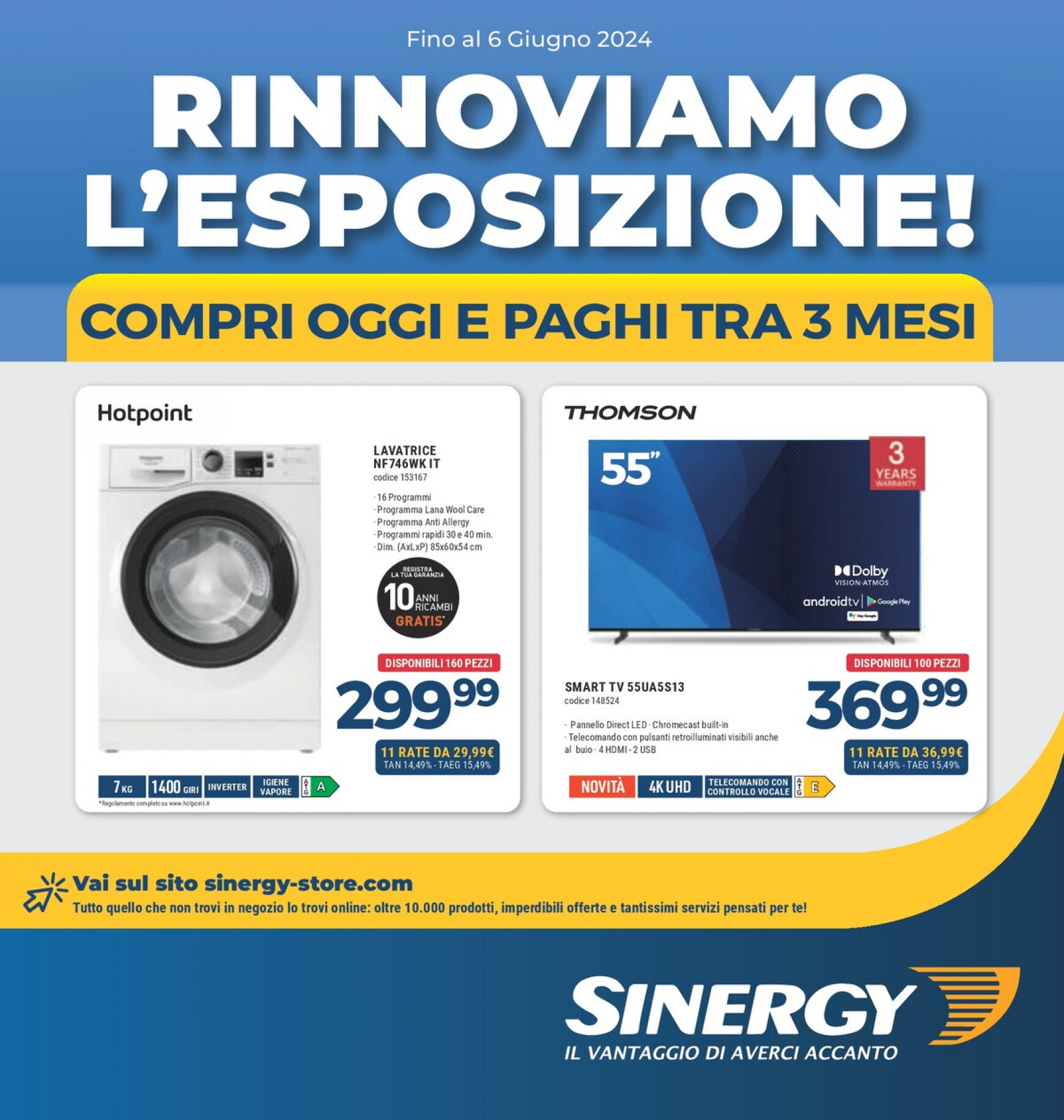 Nuovo volantino Sinergy 03.05. - 06.06.