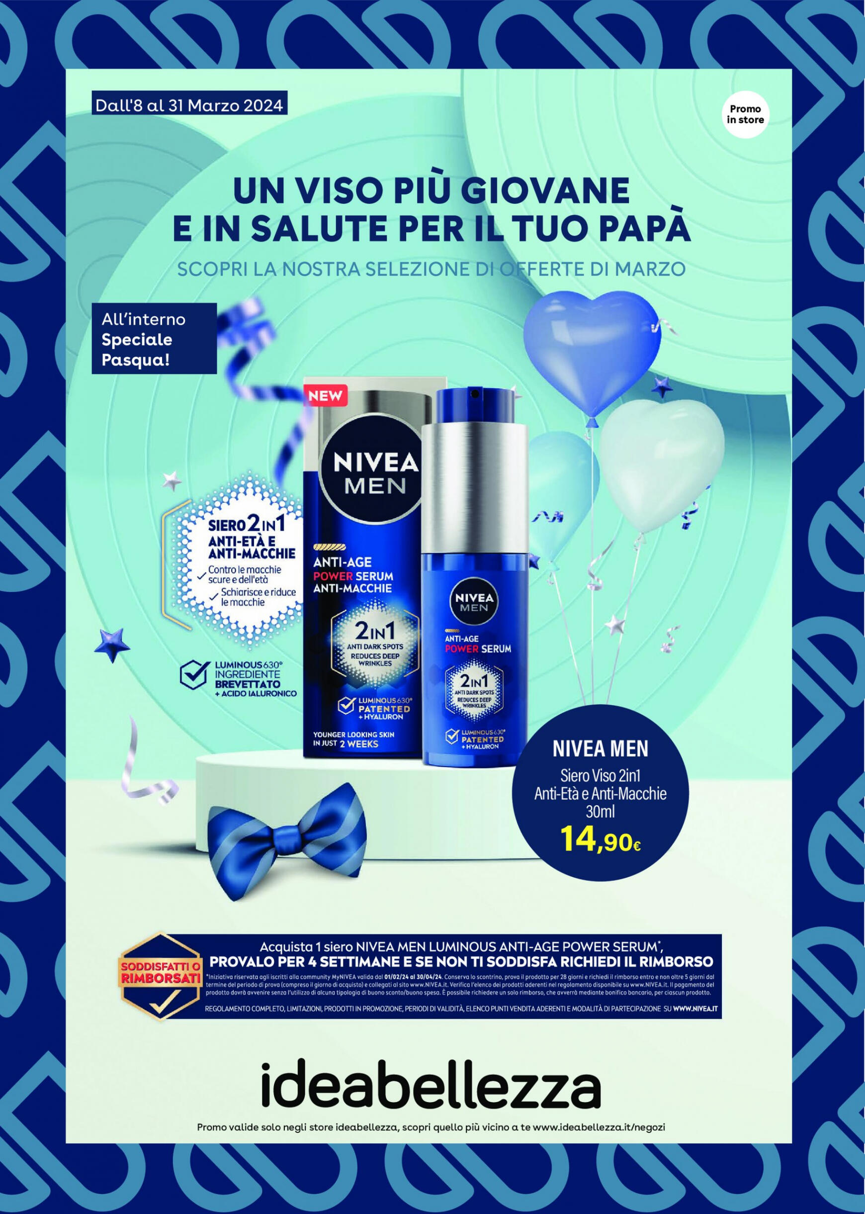 Idea Bellezza - Un viso piu' giovane e in salute per il tuo papa' valido da 08.03.2024