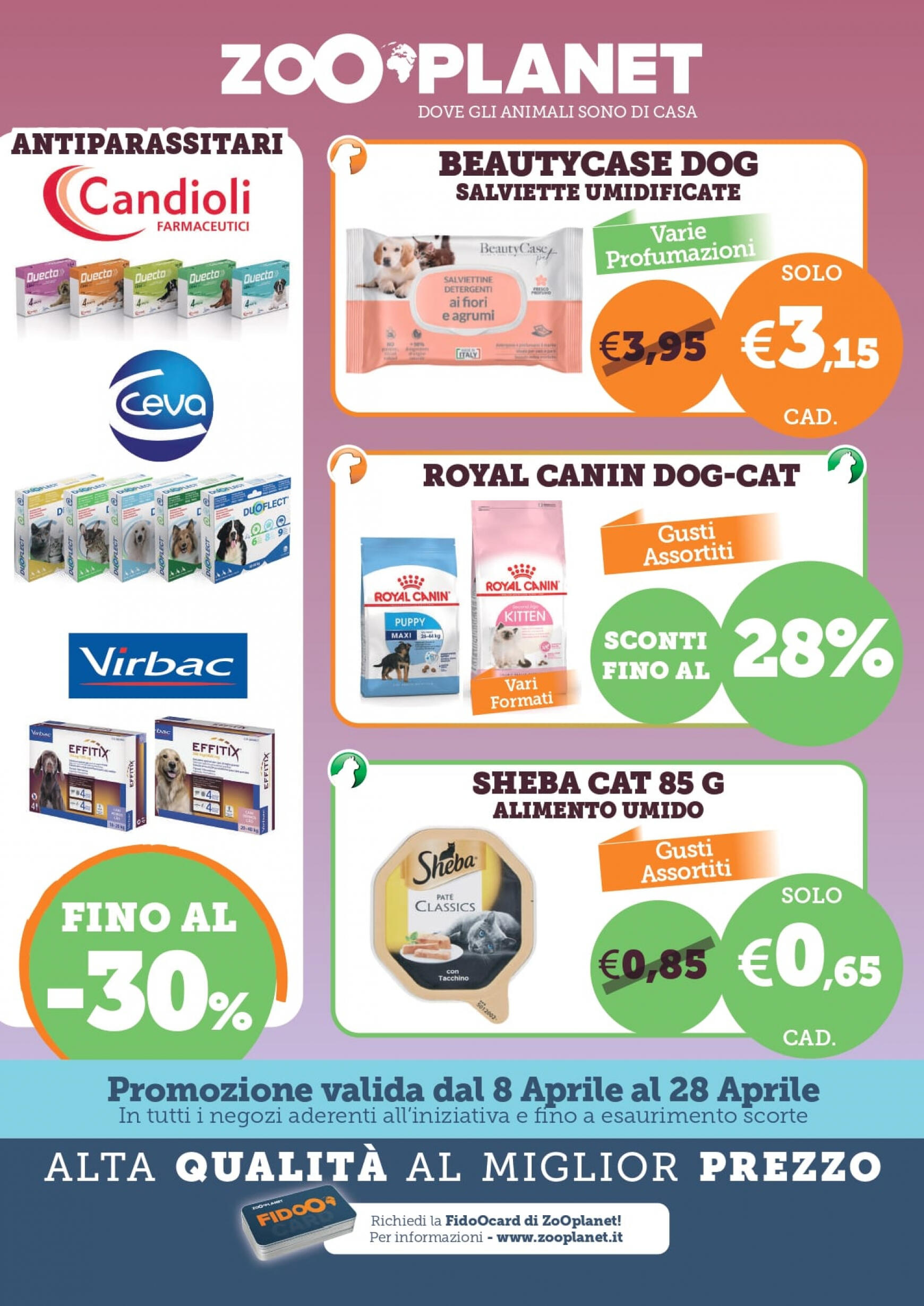 Nuovo volantino ZooPlanet 08.04. - 28.04.