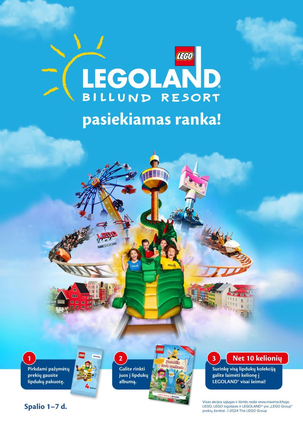 MAXIMA - LEGOLAND® pasiekiamas ranka! (2024 10 01 - 2024 10 07) 1