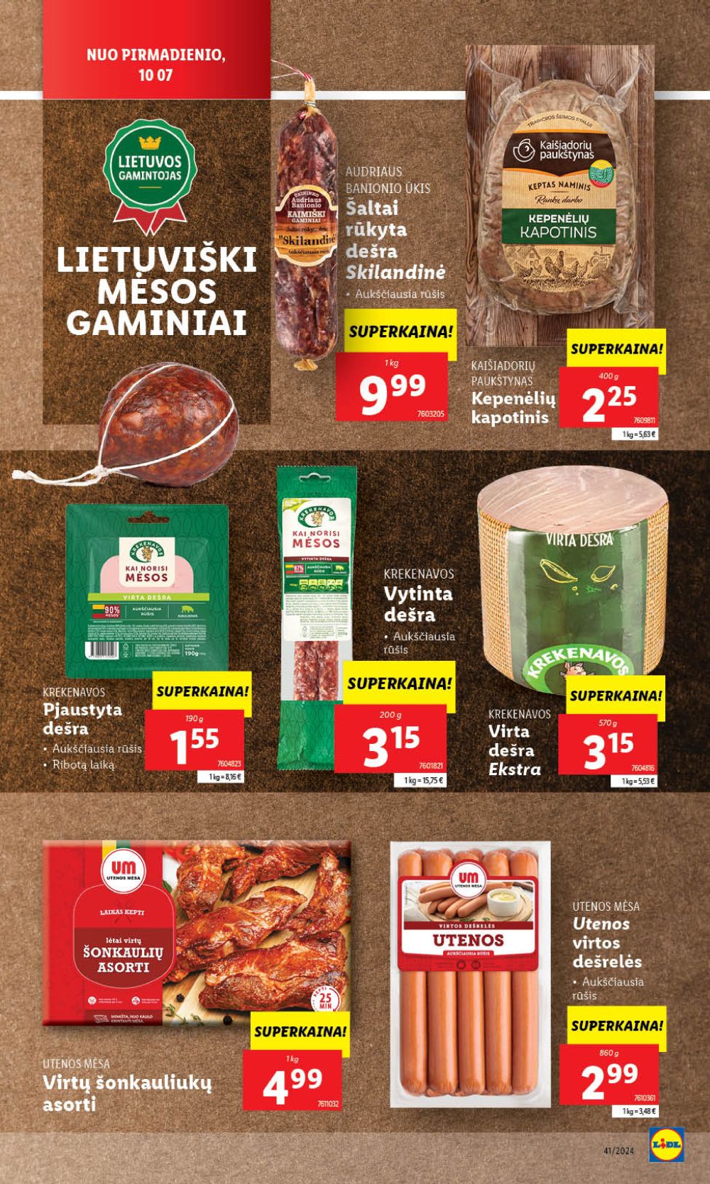 LIDL - Maisto prekių pasiūlymai (2024 10 10 - 2024 10 13) 36