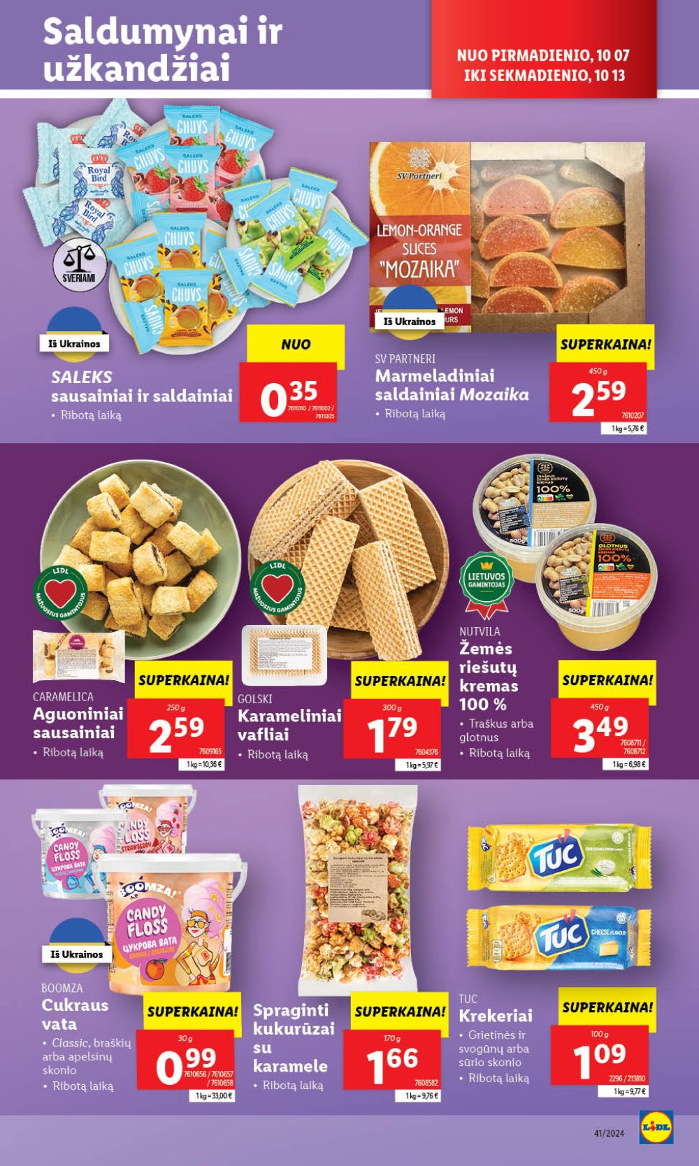 LIDL - Maisto prekių pasiūlymai (2024 10 10 - 2024 10 13) 39