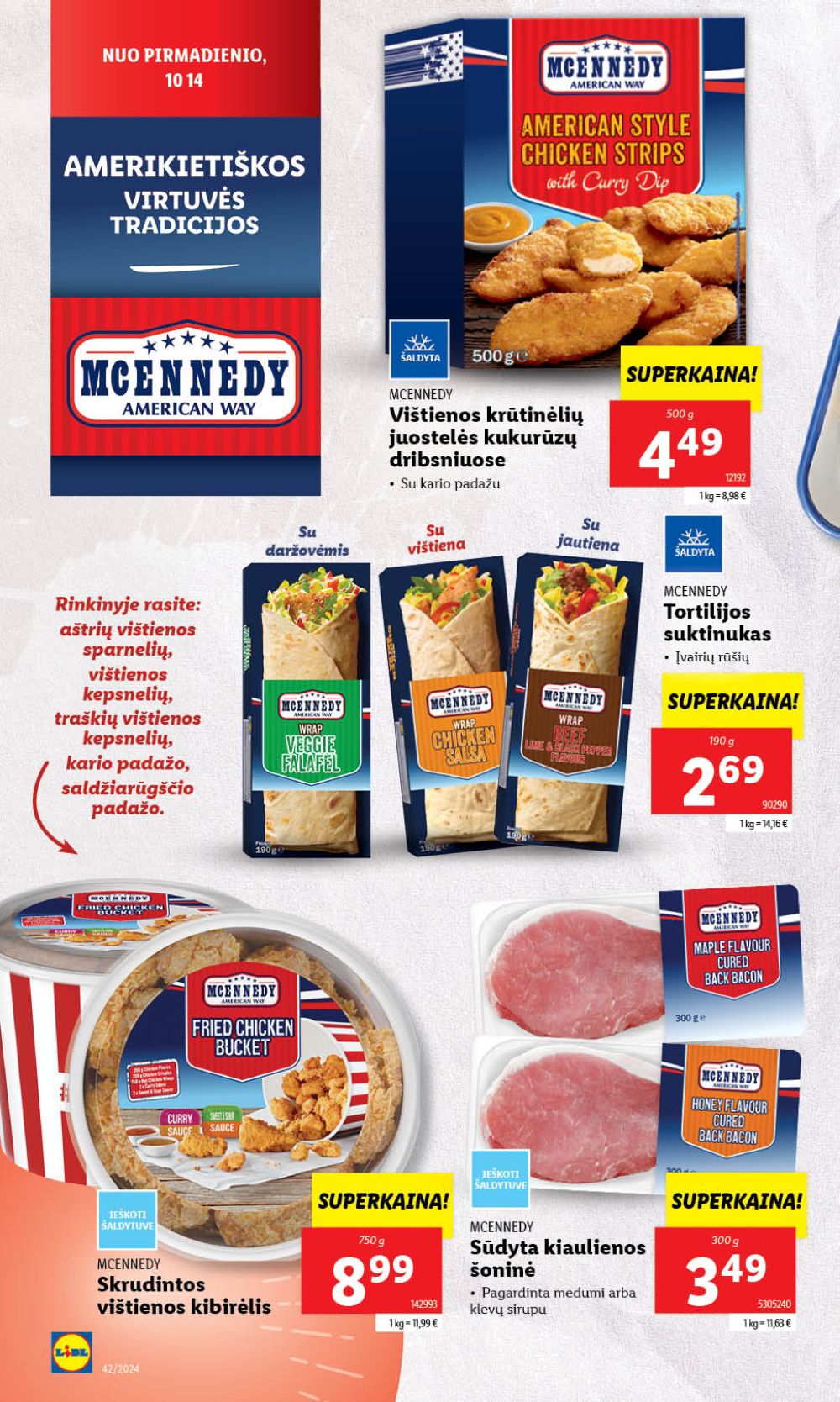 LIDL - Amerikietiškos virtuvės tradicijos (2024 10 14 - 2024 10 20) 6