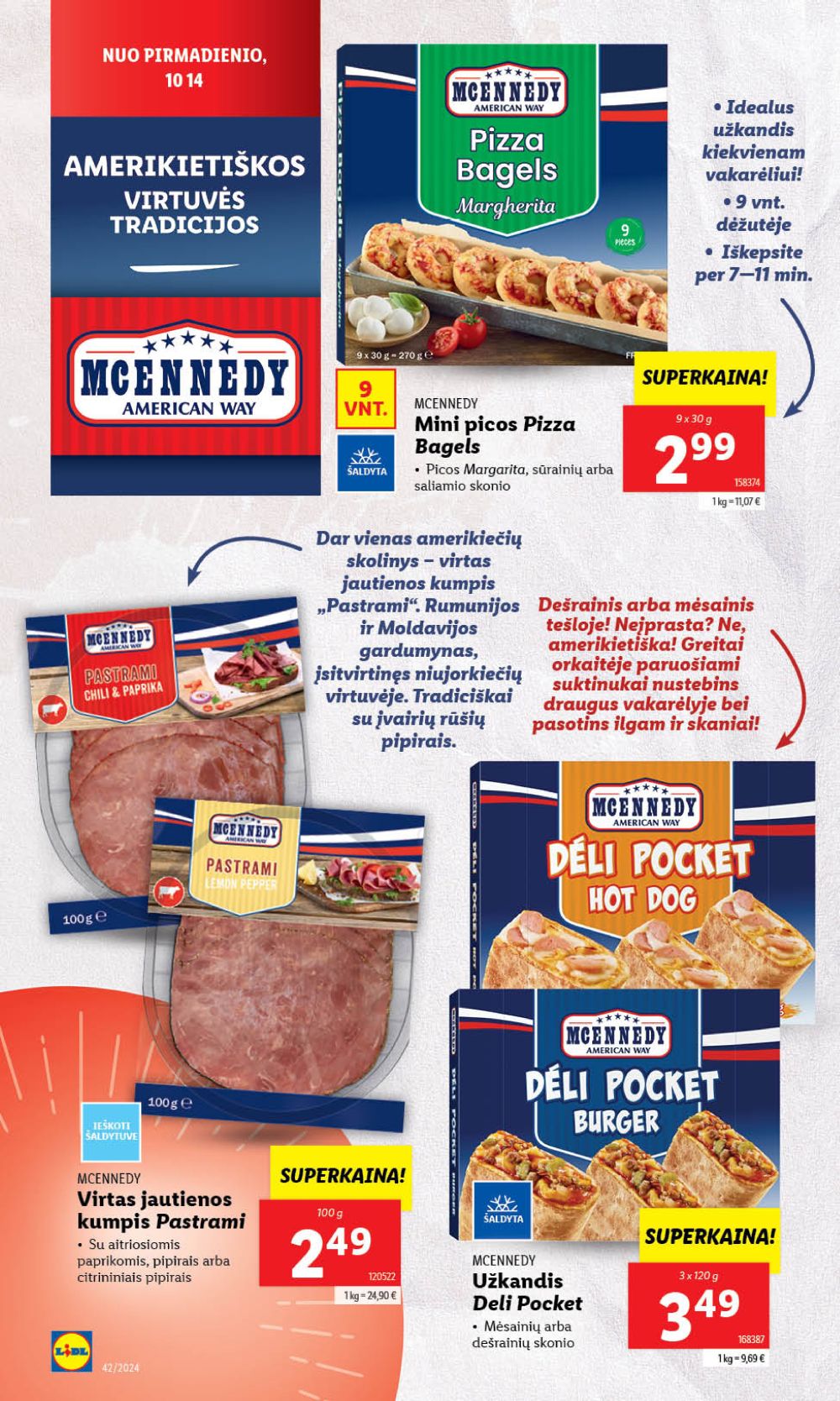 LIDL - Amerikietiškos virtuvės tradicijos (2024 10 14 - 2024 10 20) 4