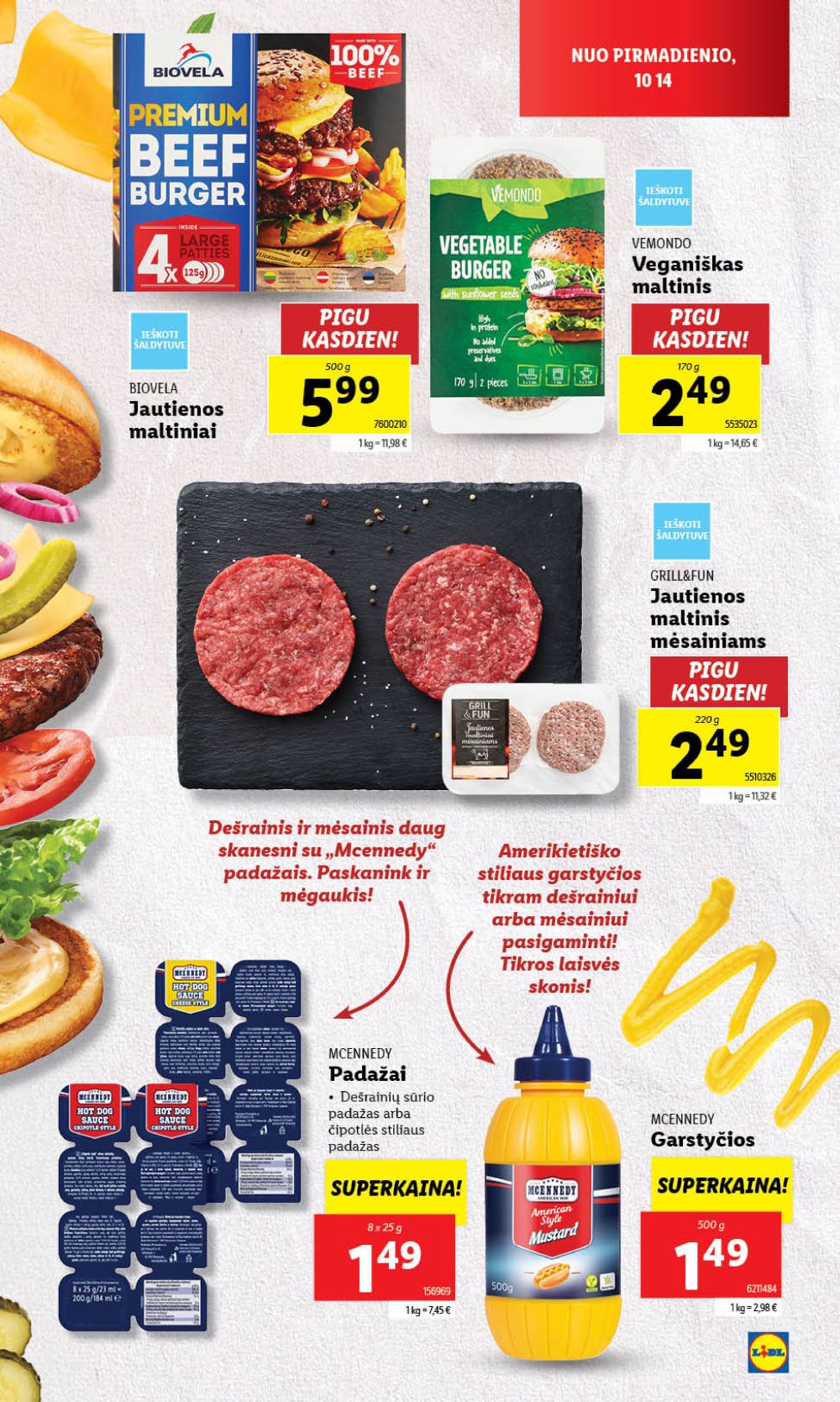 LIDL - Amerikietiškos virtuvės tradicijos (2024 10 14 - 2024 10 20) 3