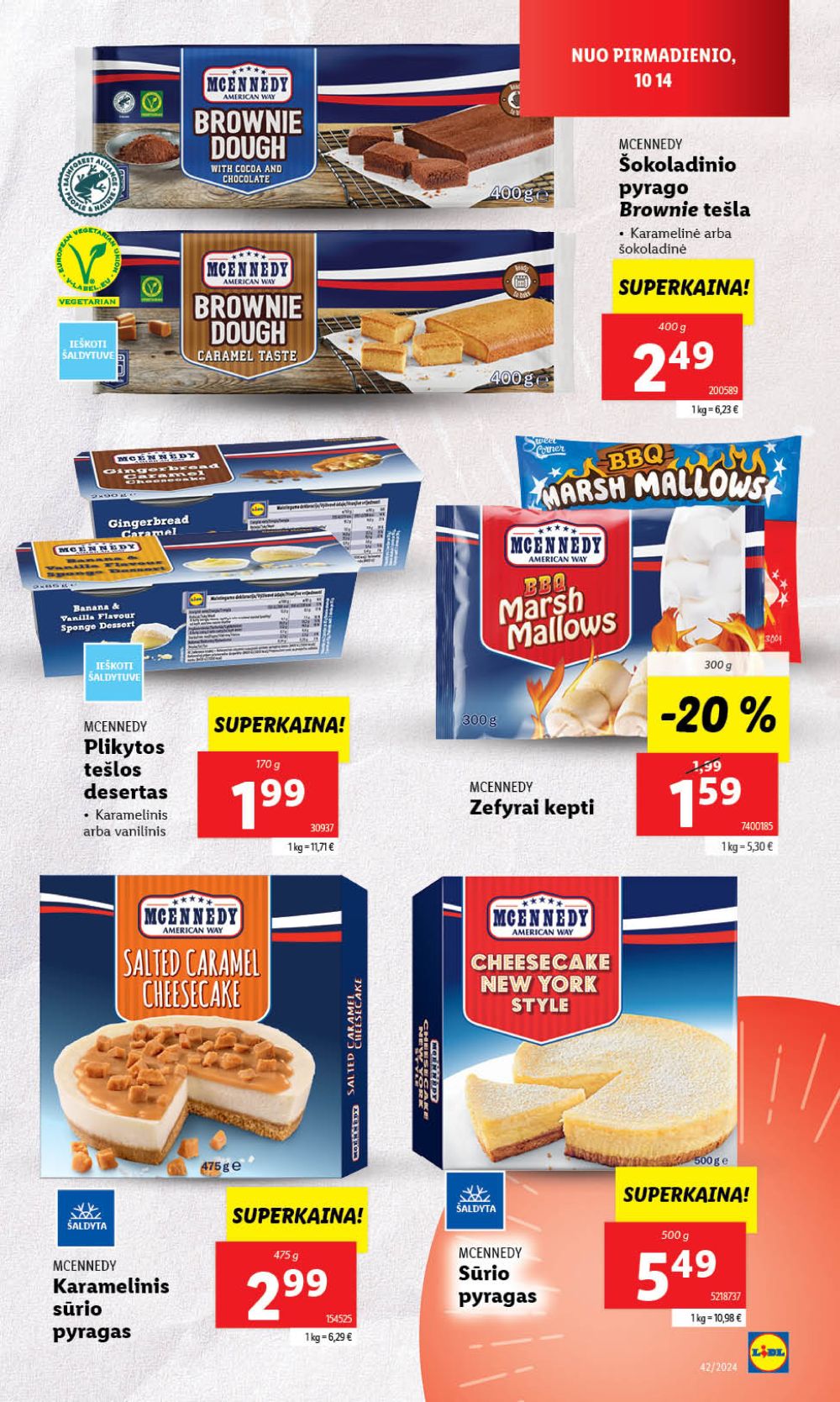 LIDL - Amerikietiškos virtuvės tradicijos (2024 10 14 - 2024 10 20) 9