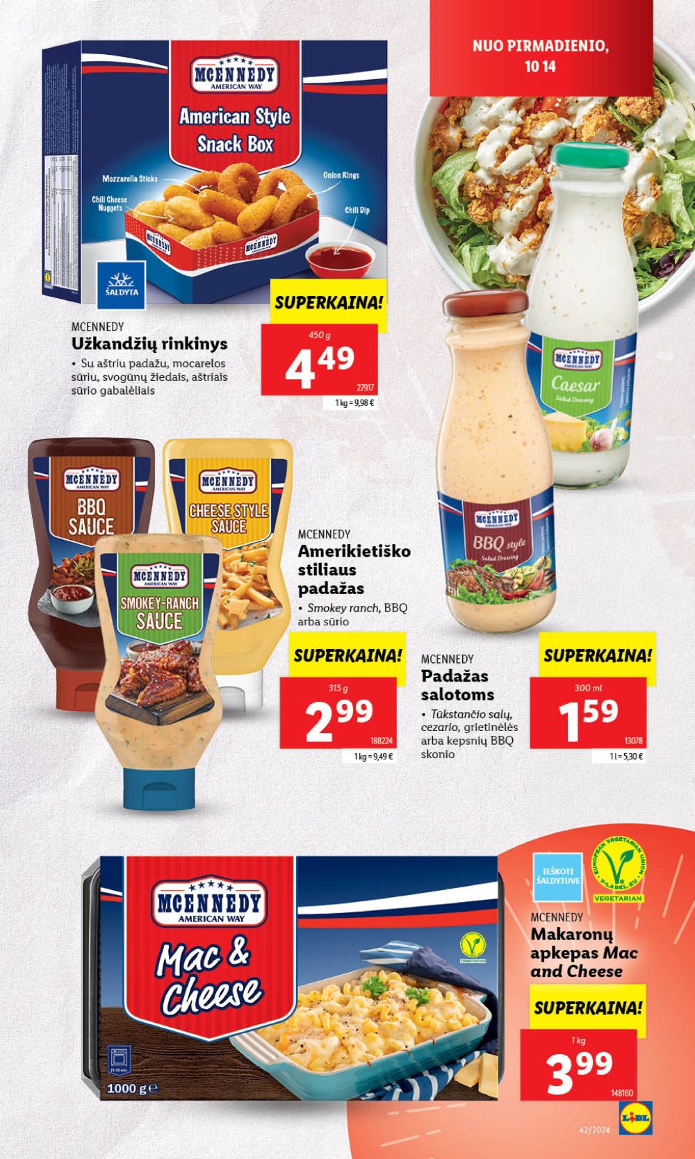 LIDL - Amerikietiškos virtuvės tradicijos (2024 10 14 - 2024 10 20) 5