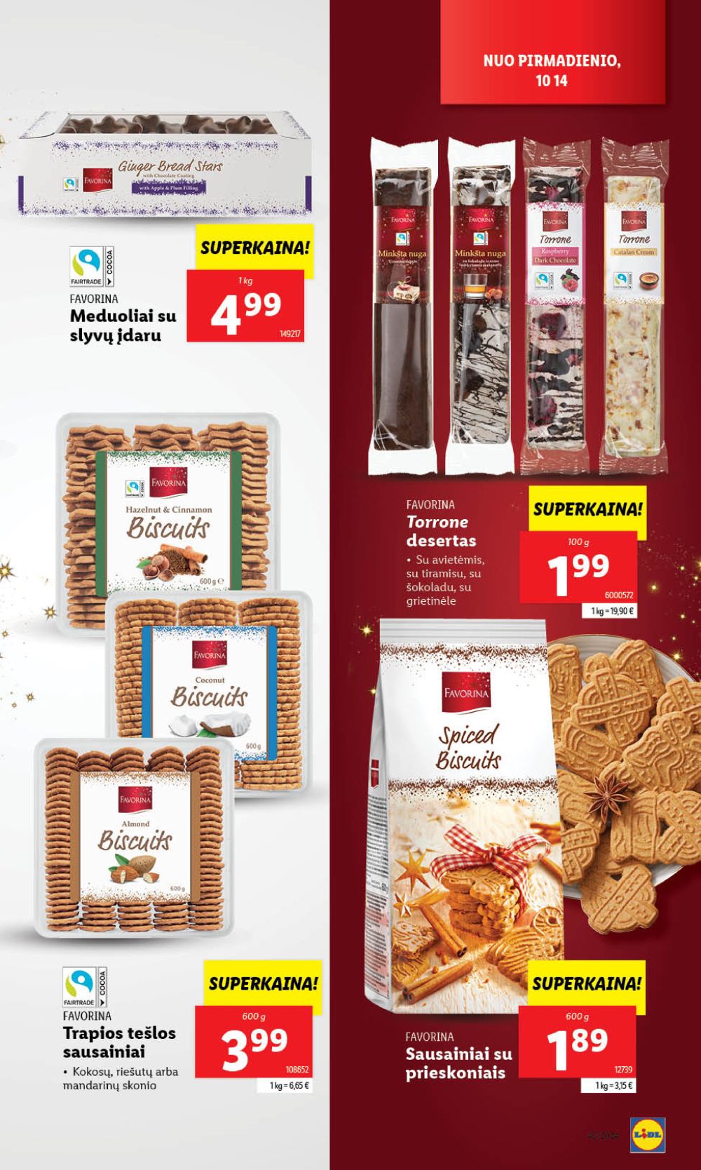 LIDL - FAVORINA - saldi dovana (2024 10 14 - 2024 10 20) 3