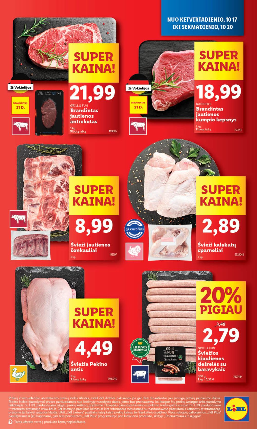 LIDL - Maisto prekių pasiūlymai (2024 10 14 - 2024 10 20) 42