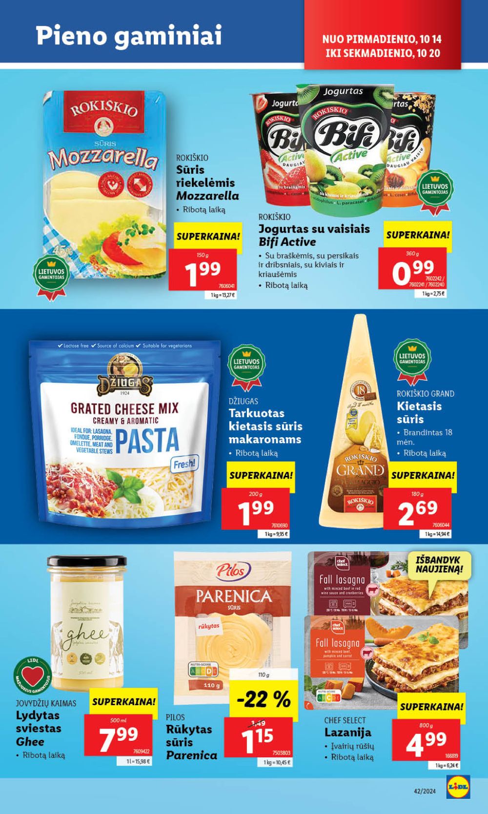 LIDL - Maisto prekių pasiūlymai (2024 10 14 - 2024 10 20) 25