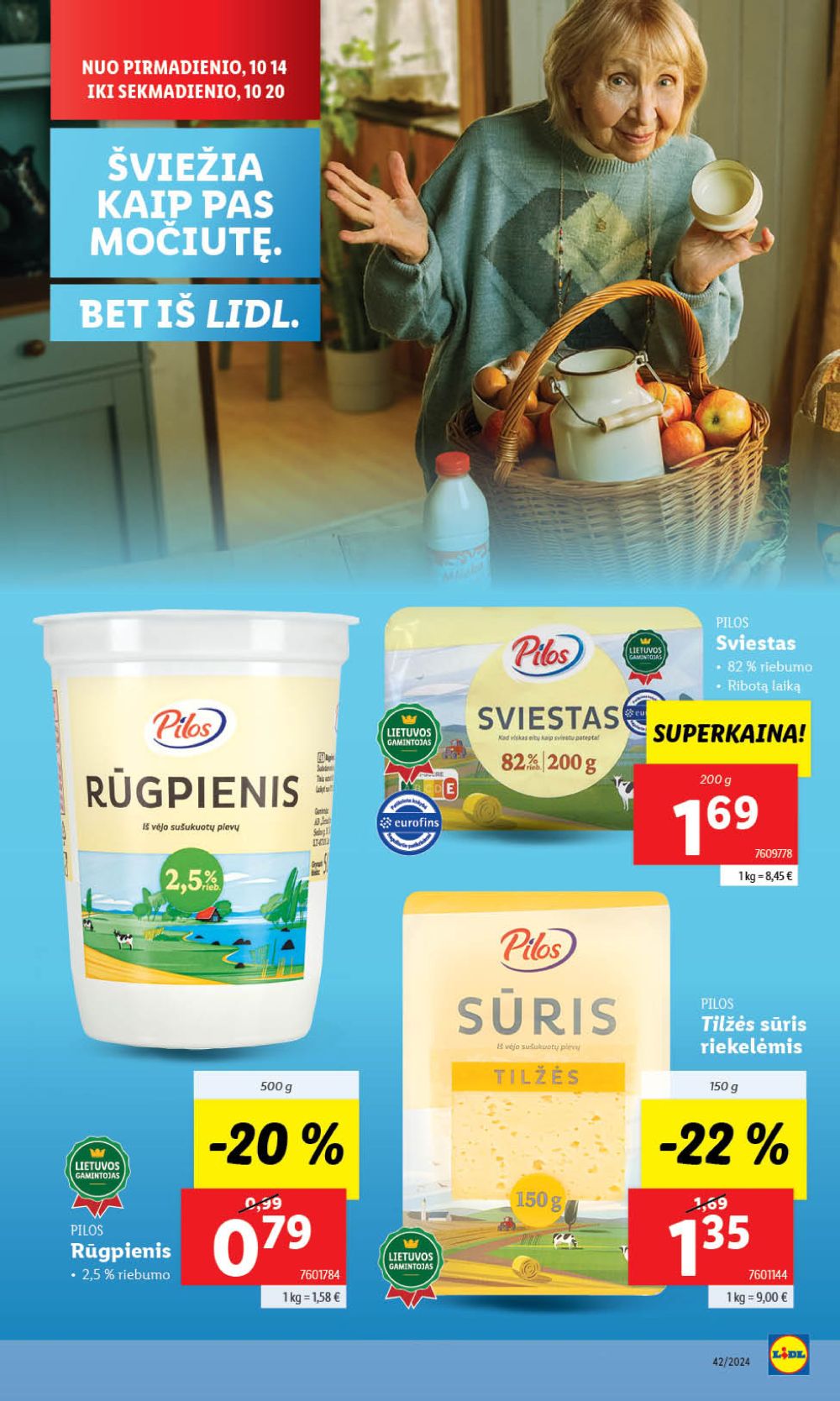 LIDL - Maisto prekių pasiūlymai (2024 10 14 - 2024 10 20) 24